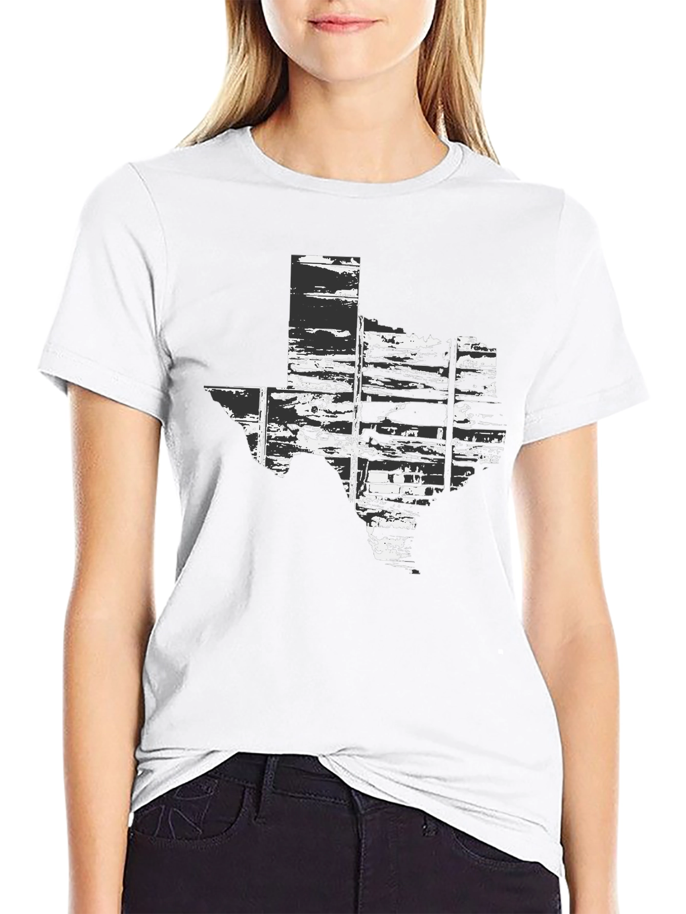 Texas State Graphic Print Tee