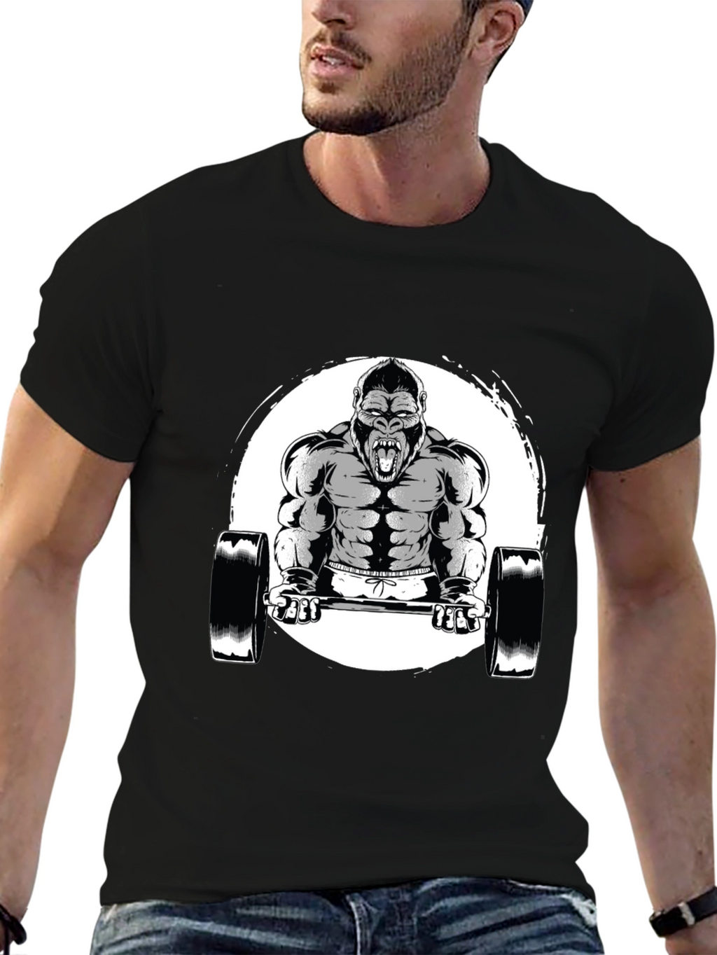 Gorilla Gym Black T-Shirt