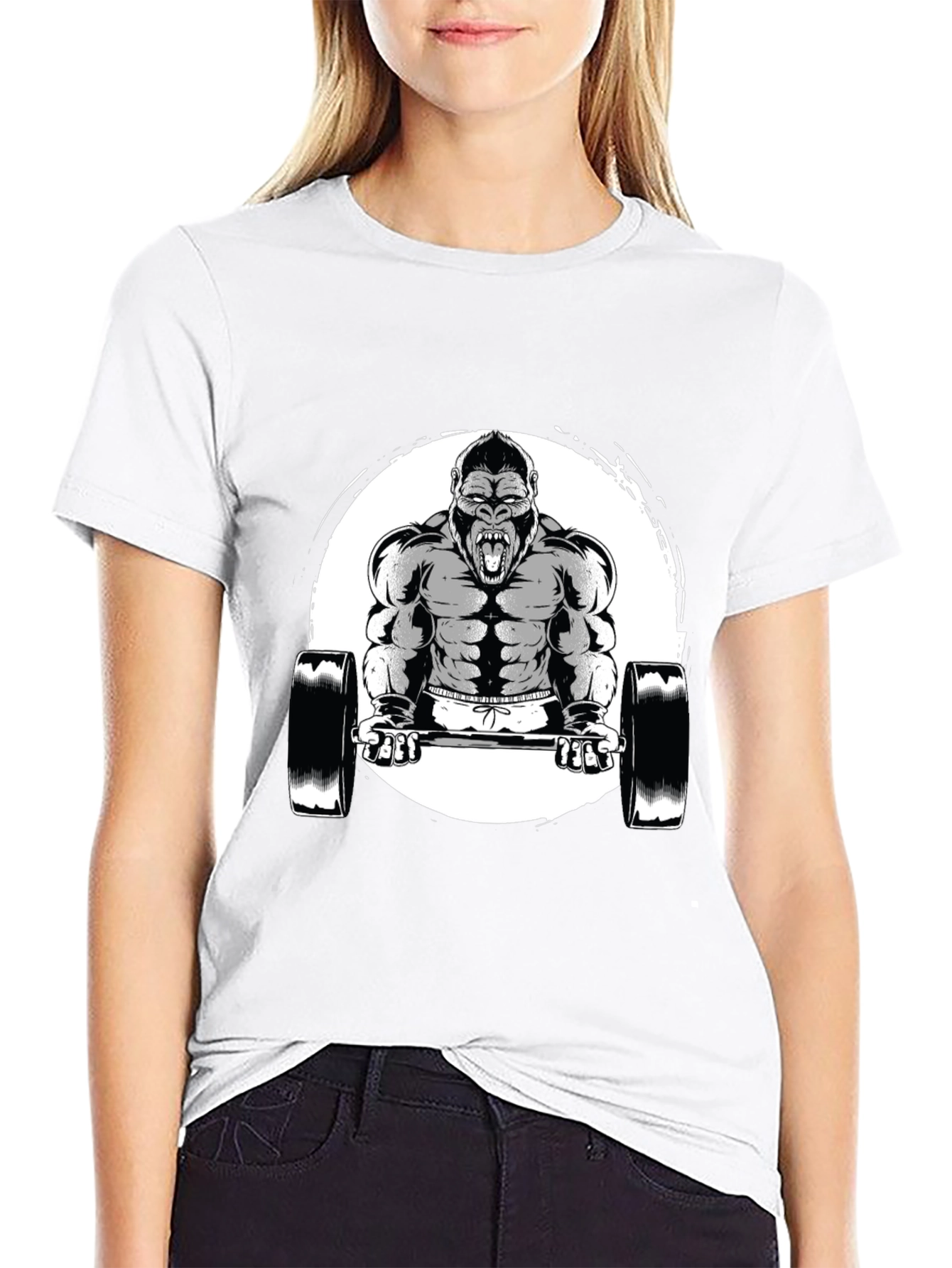 Gorilla Gym Black T-Shirt