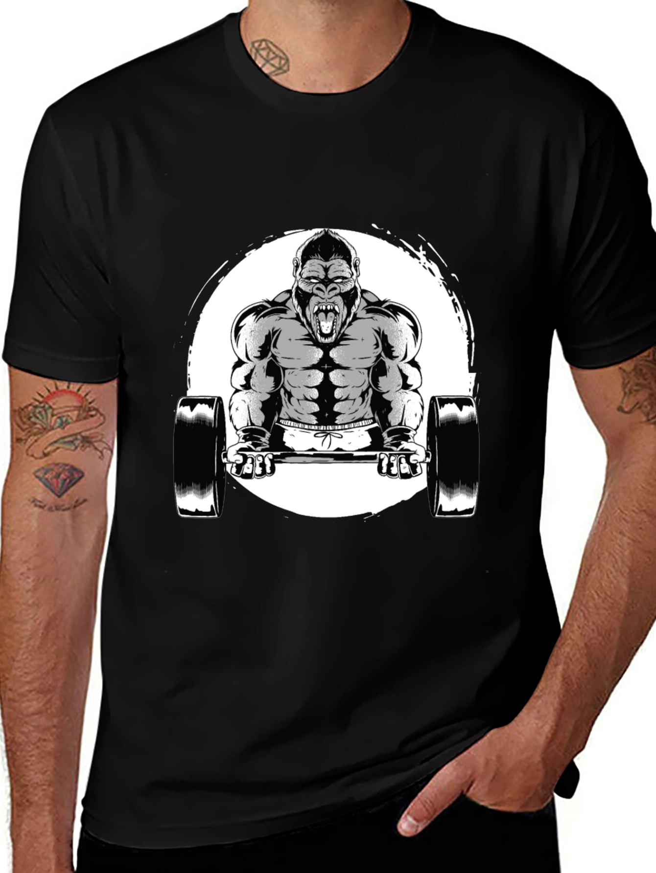 Gorilla Gym Black T-Shirt