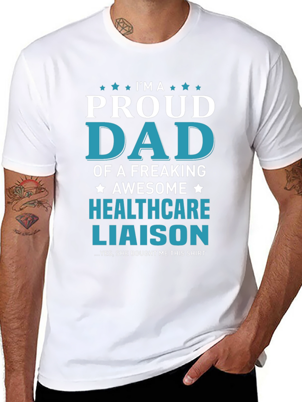 Proud Dad of a Healthcare Liaison T-Shirt