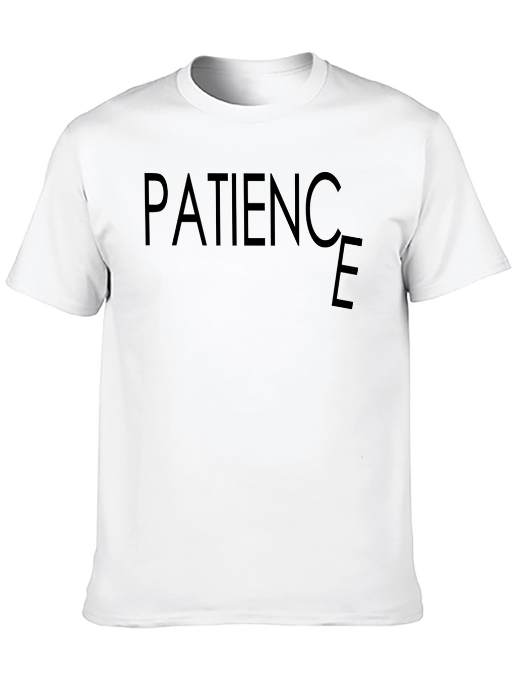 Patience Graphic Tee - Minimalist Style