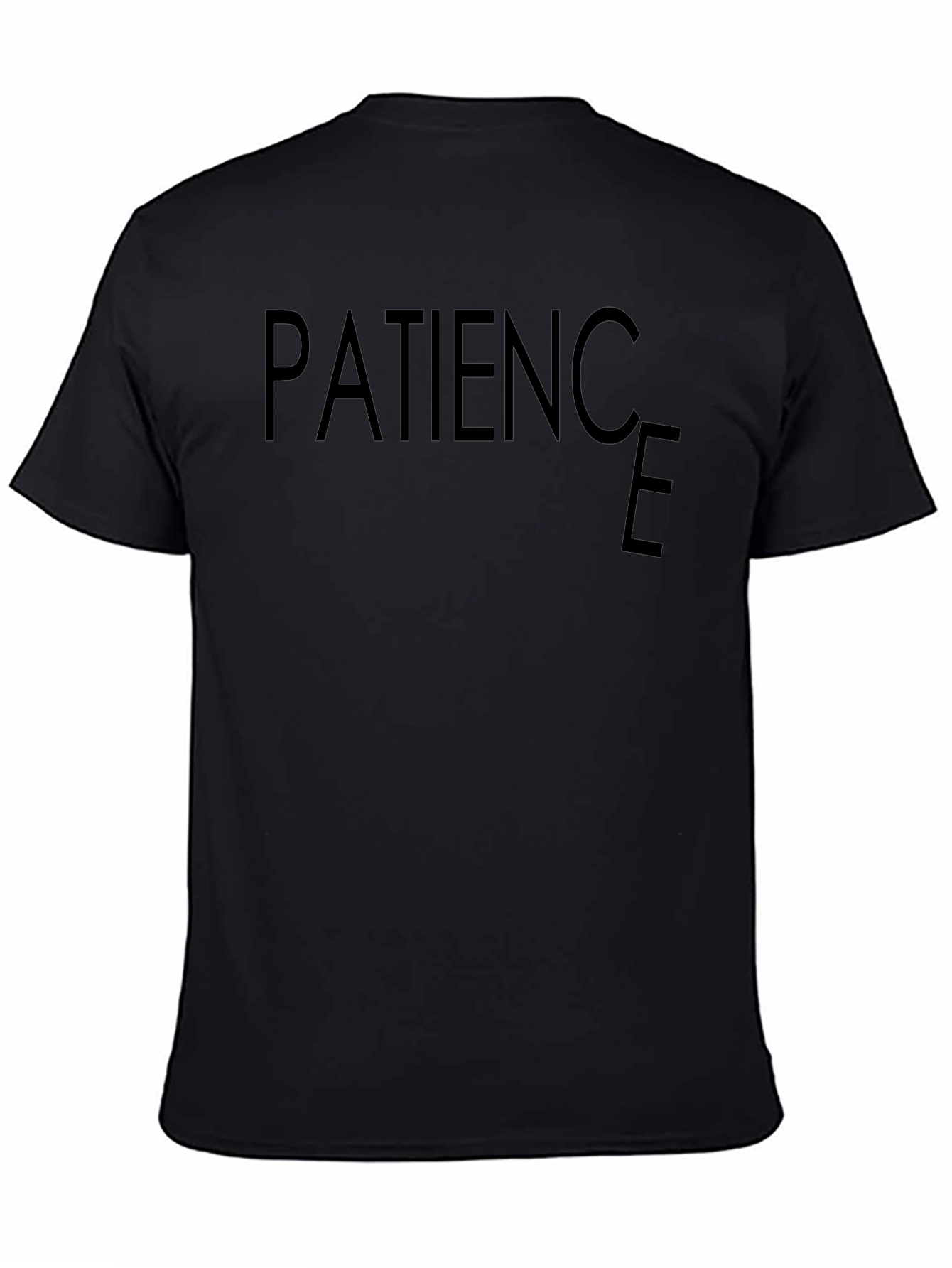 Patience Graphic Tee - Minimalist Style