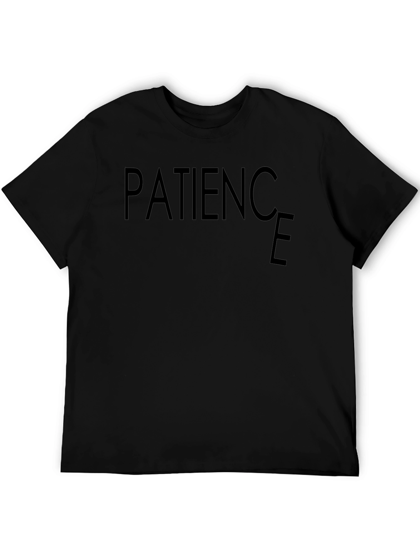 Patience Graphic Tee - Minimalist Style