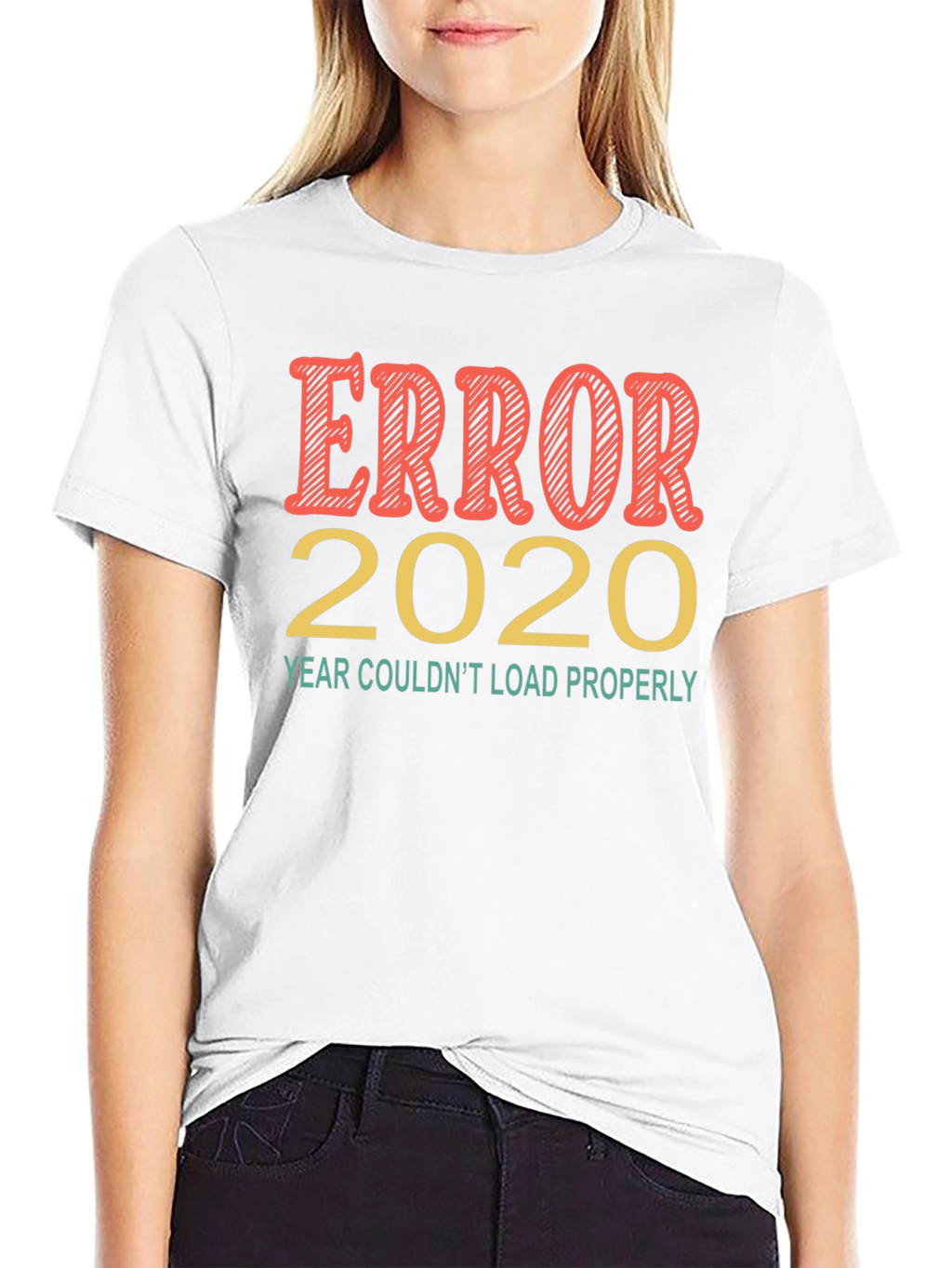 Error 2020 Funny Graphic Tee