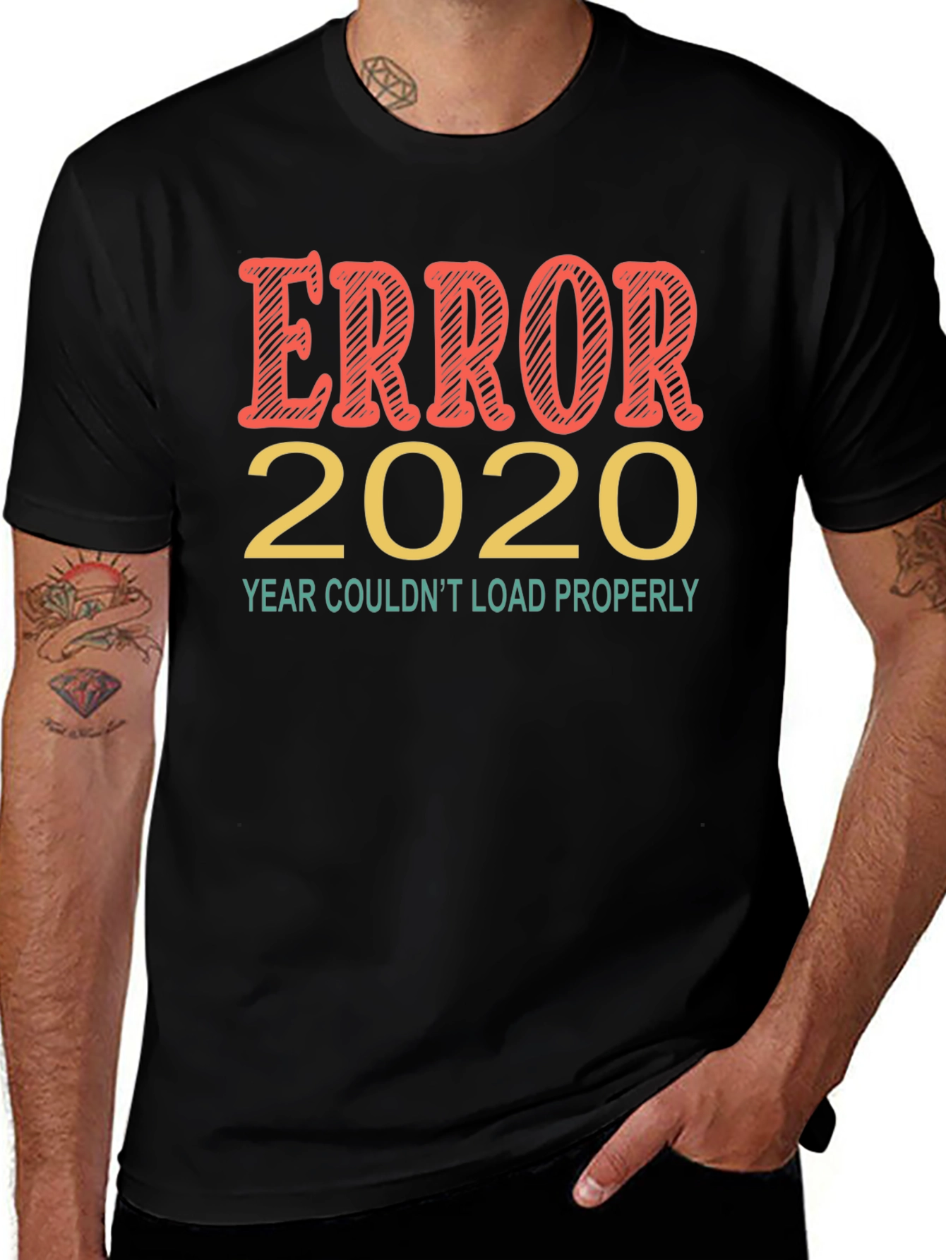 Error 2020 Funny Graphic Tee
