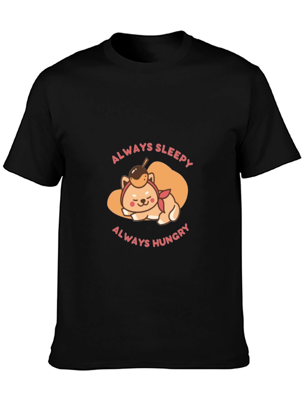Always Sleepy Hungry Shiba Inu T-Shirt