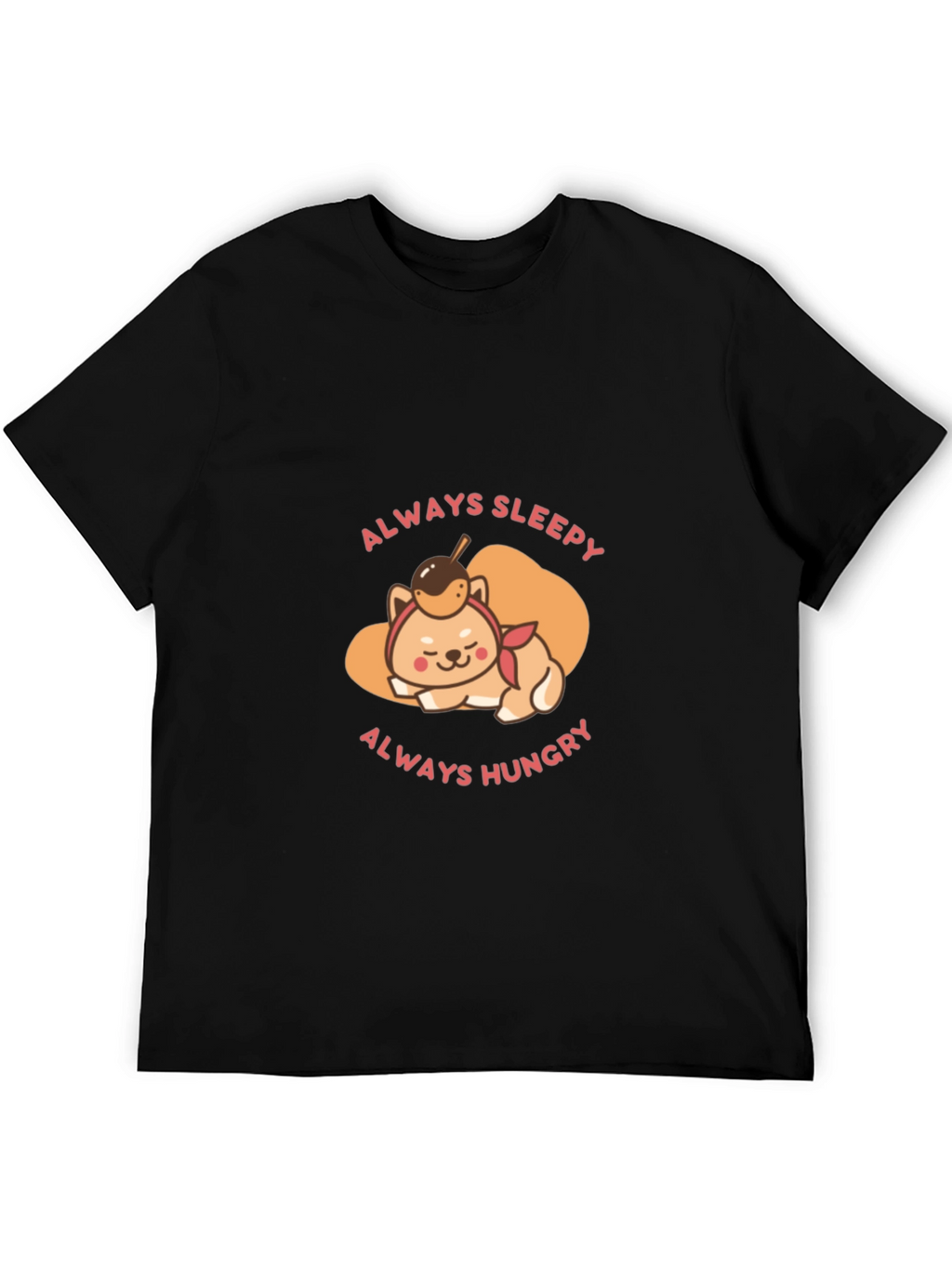 Always Sleepy Hungry Shiba Inu T-Shirt