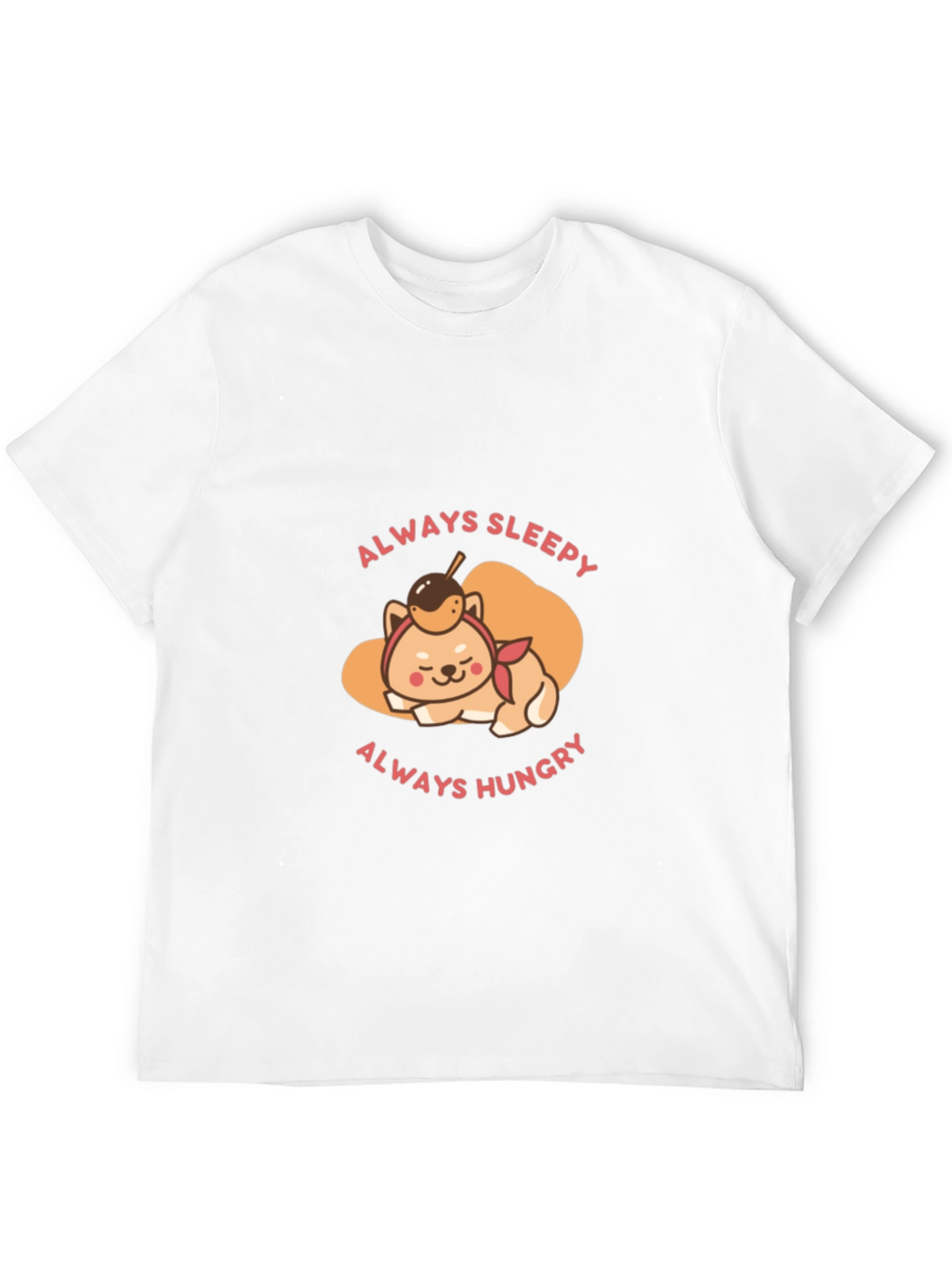 Always Sleepy Hungry Shiba Inu T-Shirt