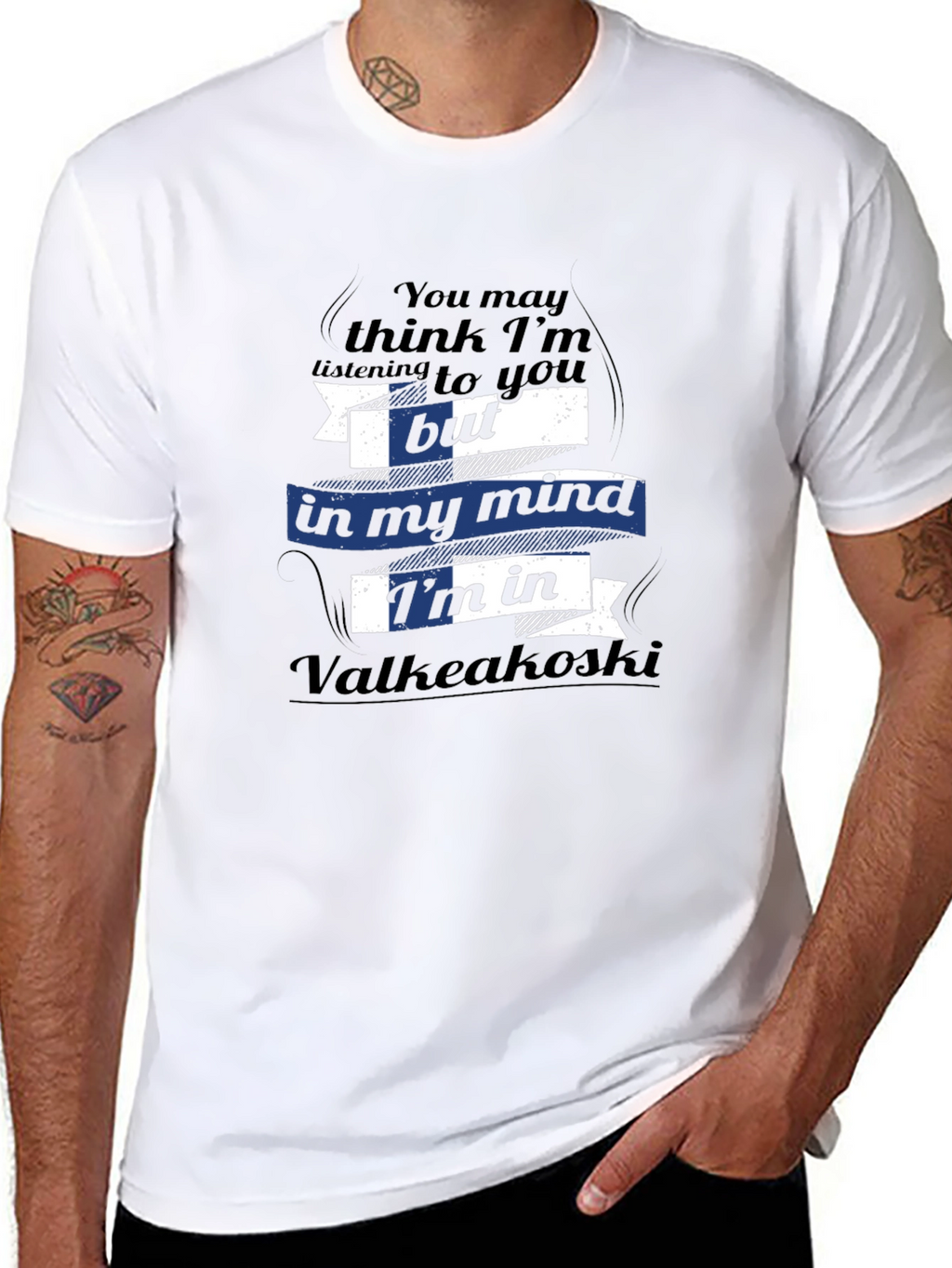 Valkeakoski Mind T-Shirt - Finland Pride Novelty Tee