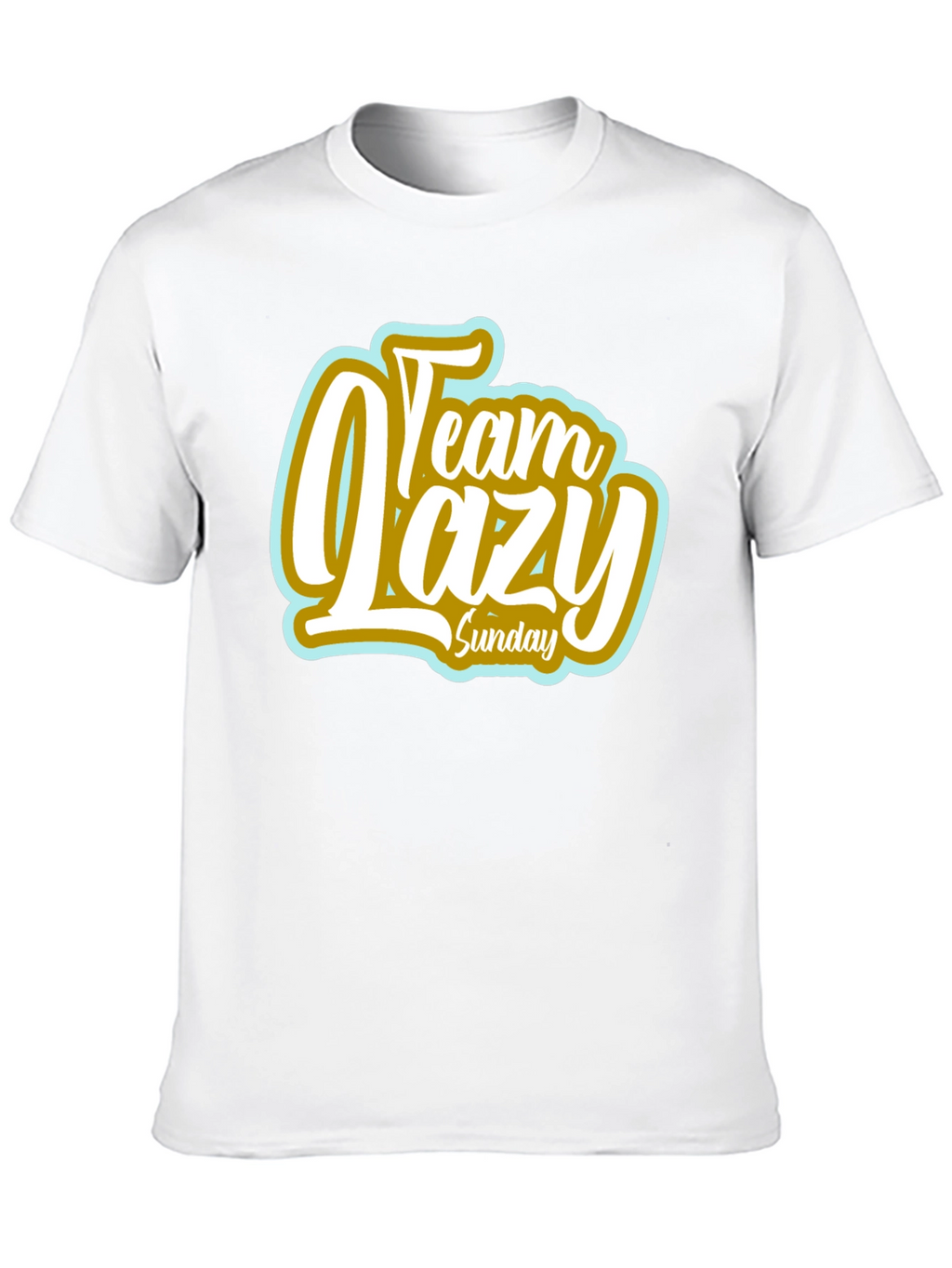 Team Lazy Sunday Black T-Shirt