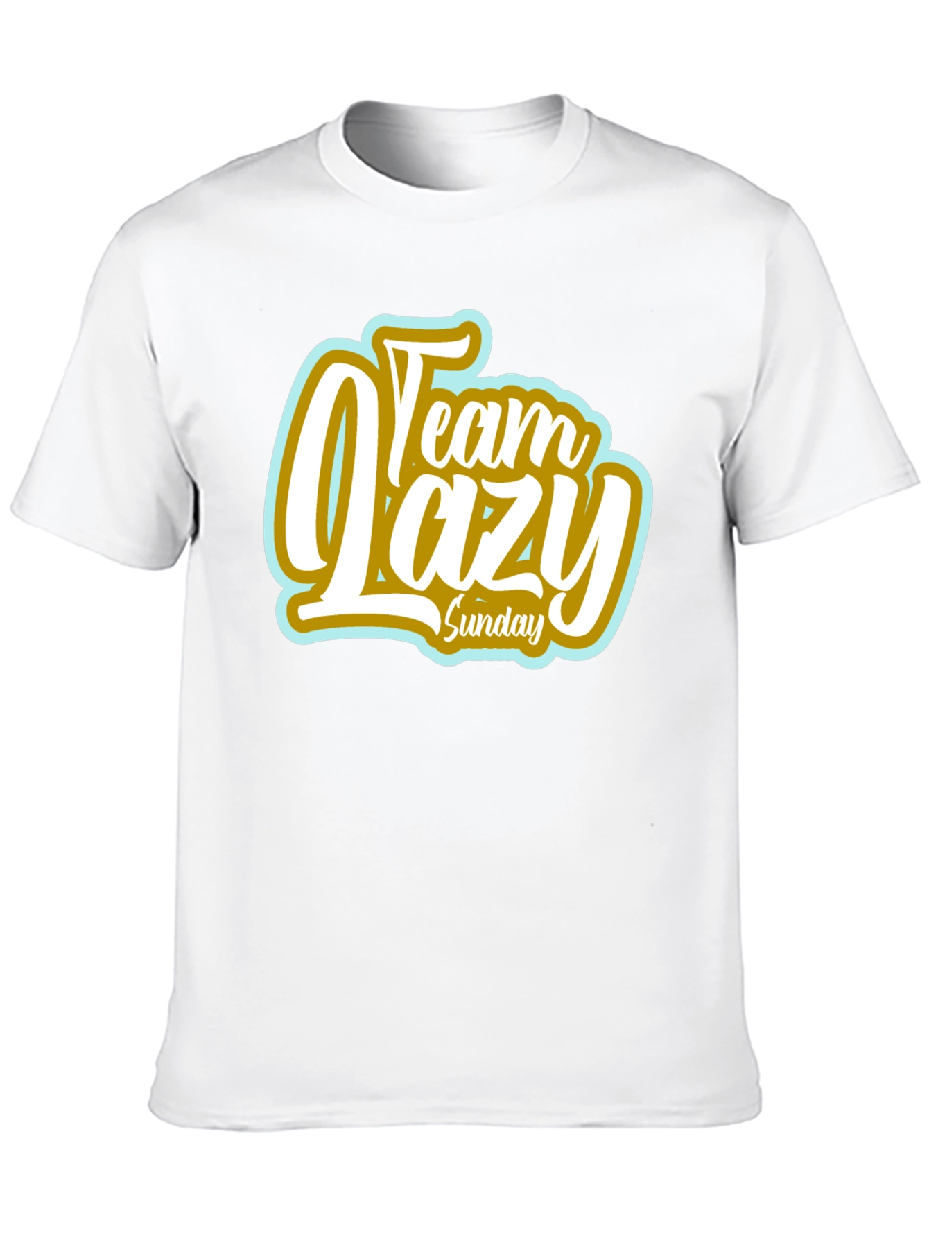 Team Lazy Sunday Black T-Shirt