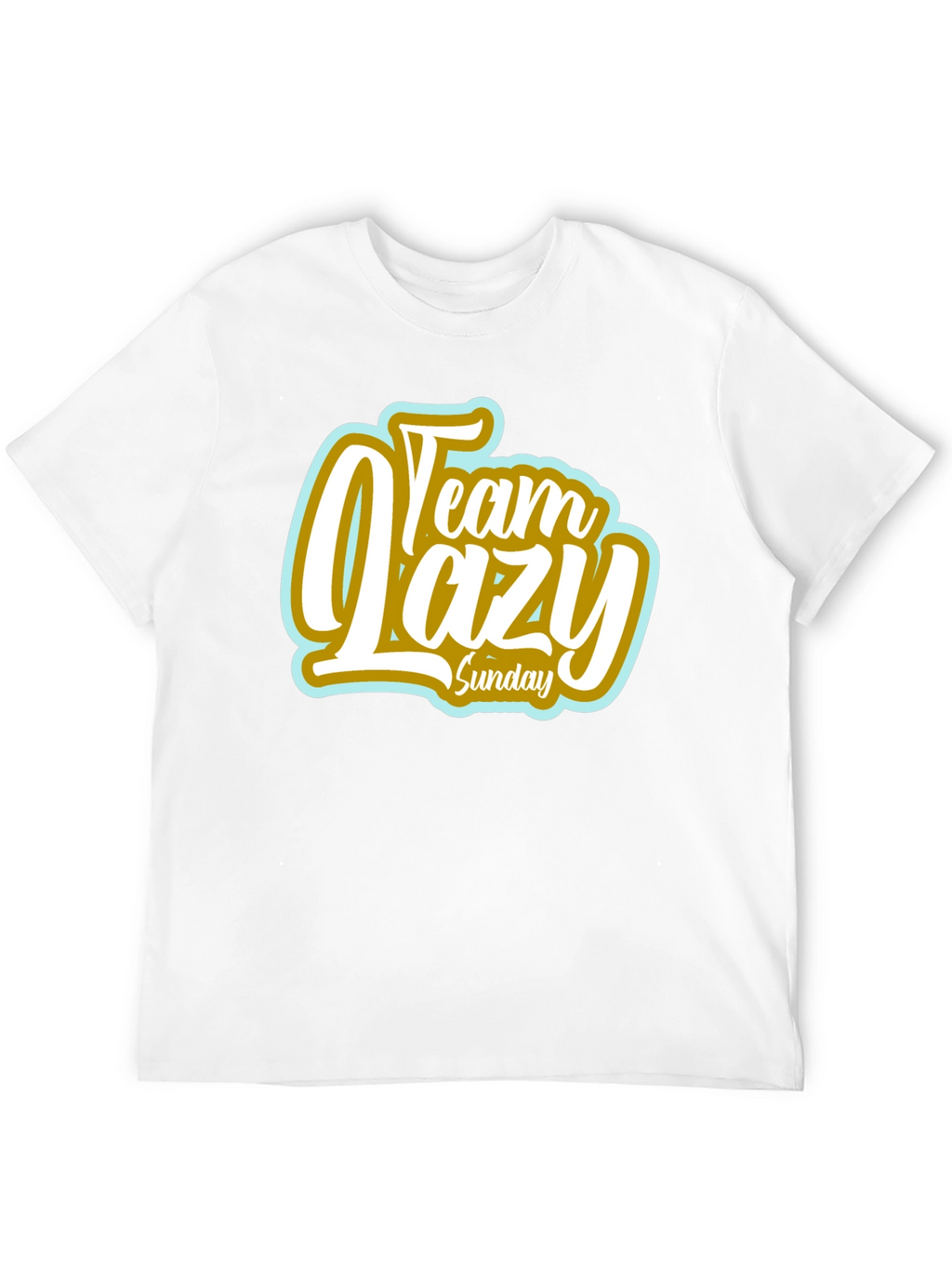 Team Lazy Sunday Black T-Shirt