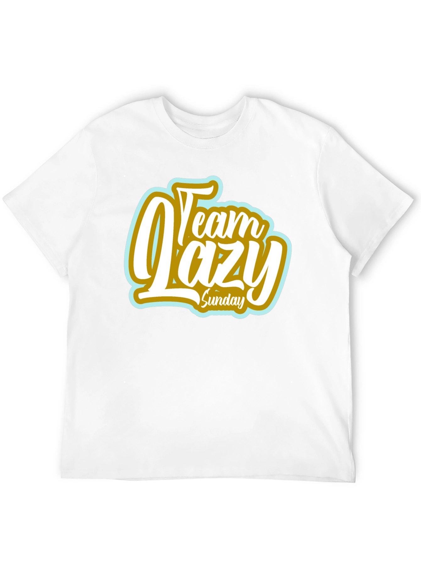 Team Lazy Sunday Black T-Shirt