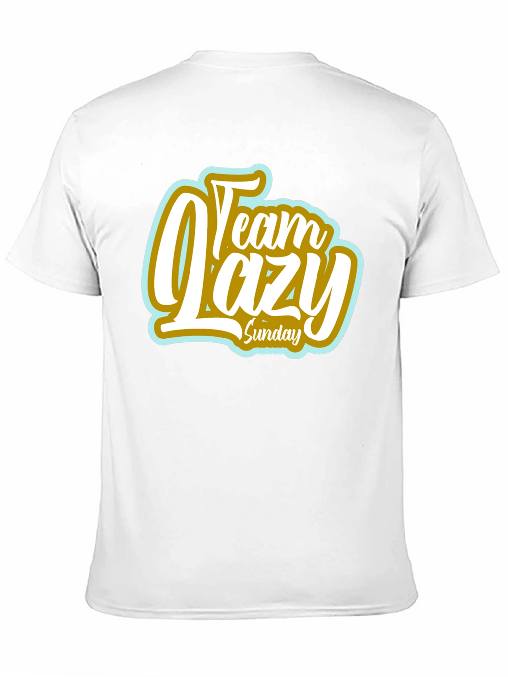 Team Lazy Sunday Black T-Shirt