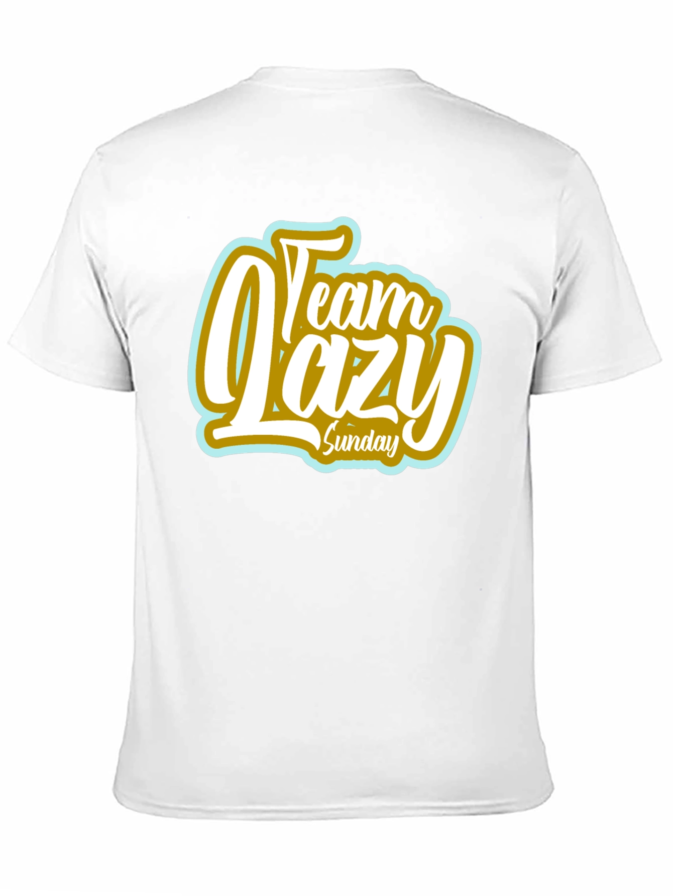 Team Lazy Sunday Black T-Shirt