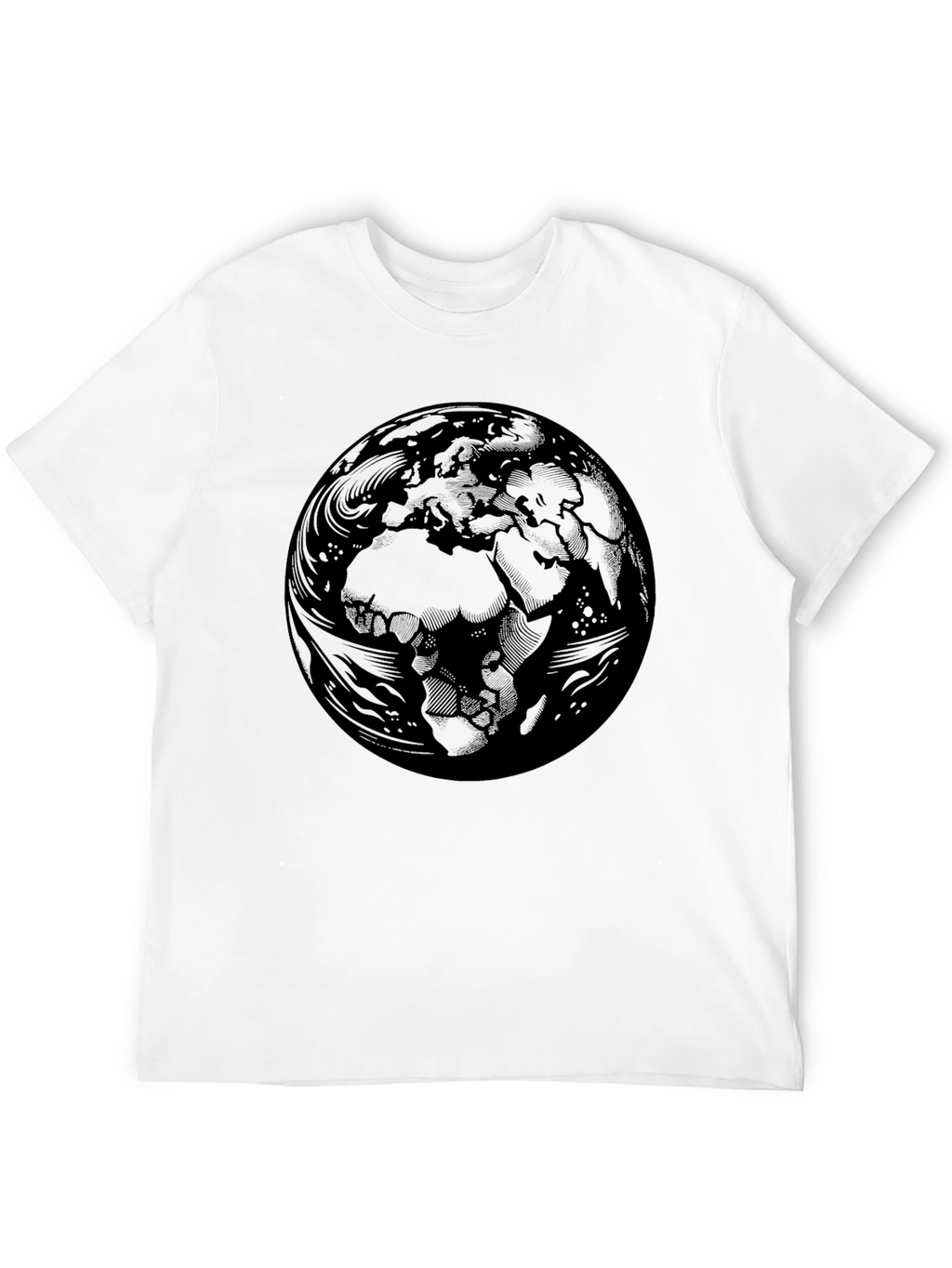 Earth Graphic Black T-Shirt