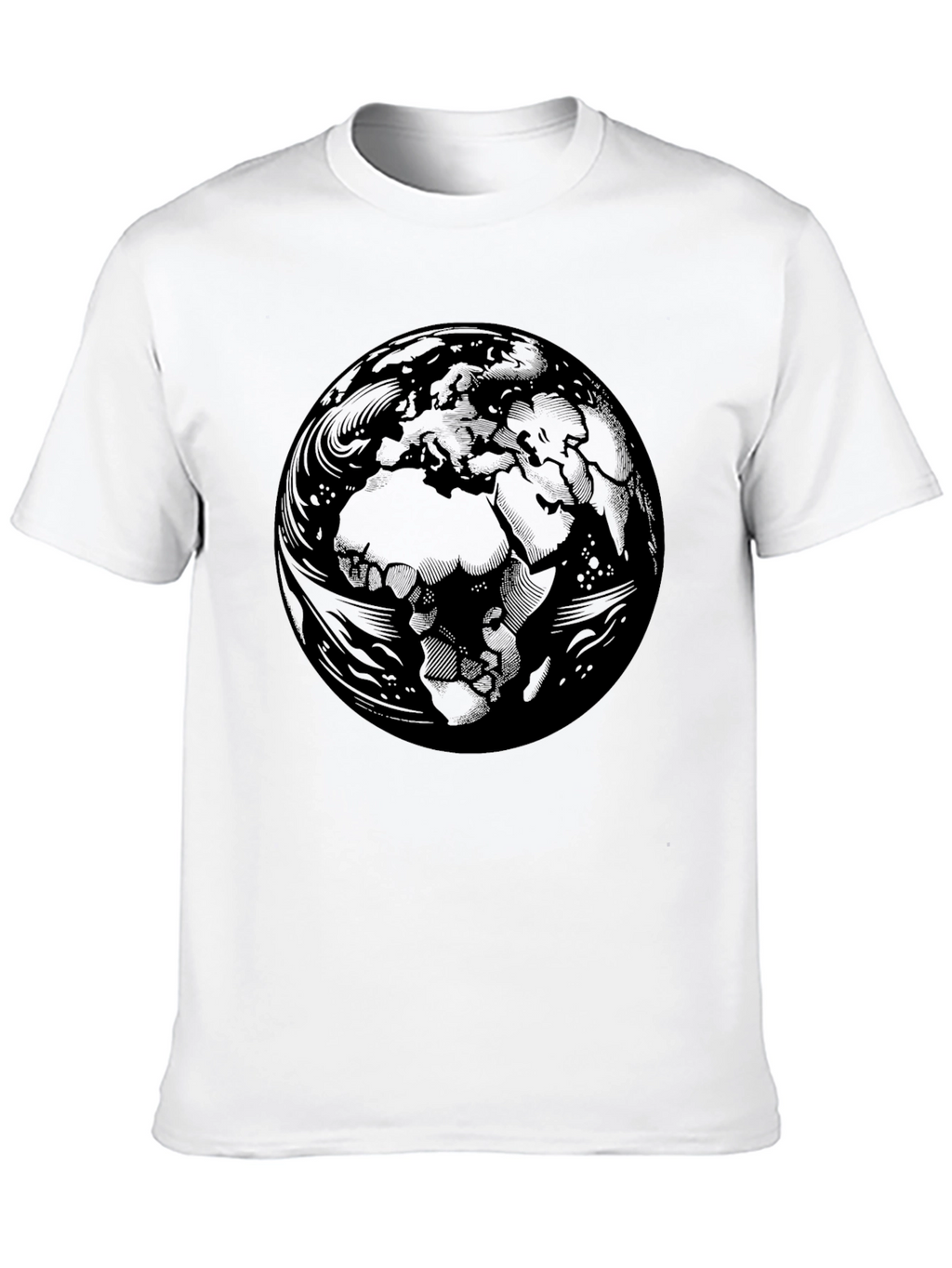 Earth Graphic Black T-Shirt