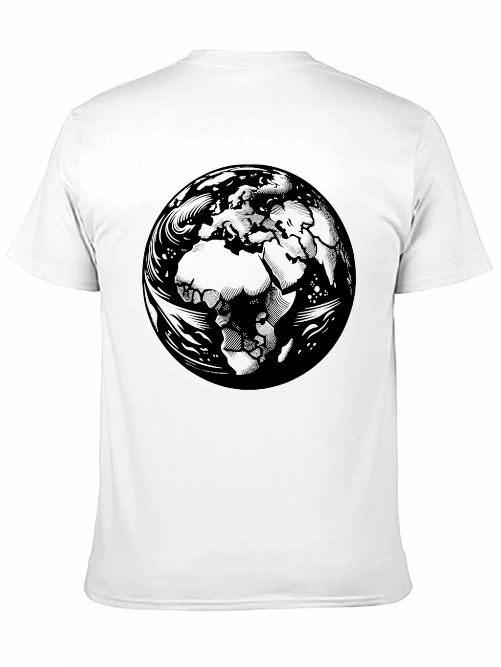 Earth Graphic Black T-Shirt