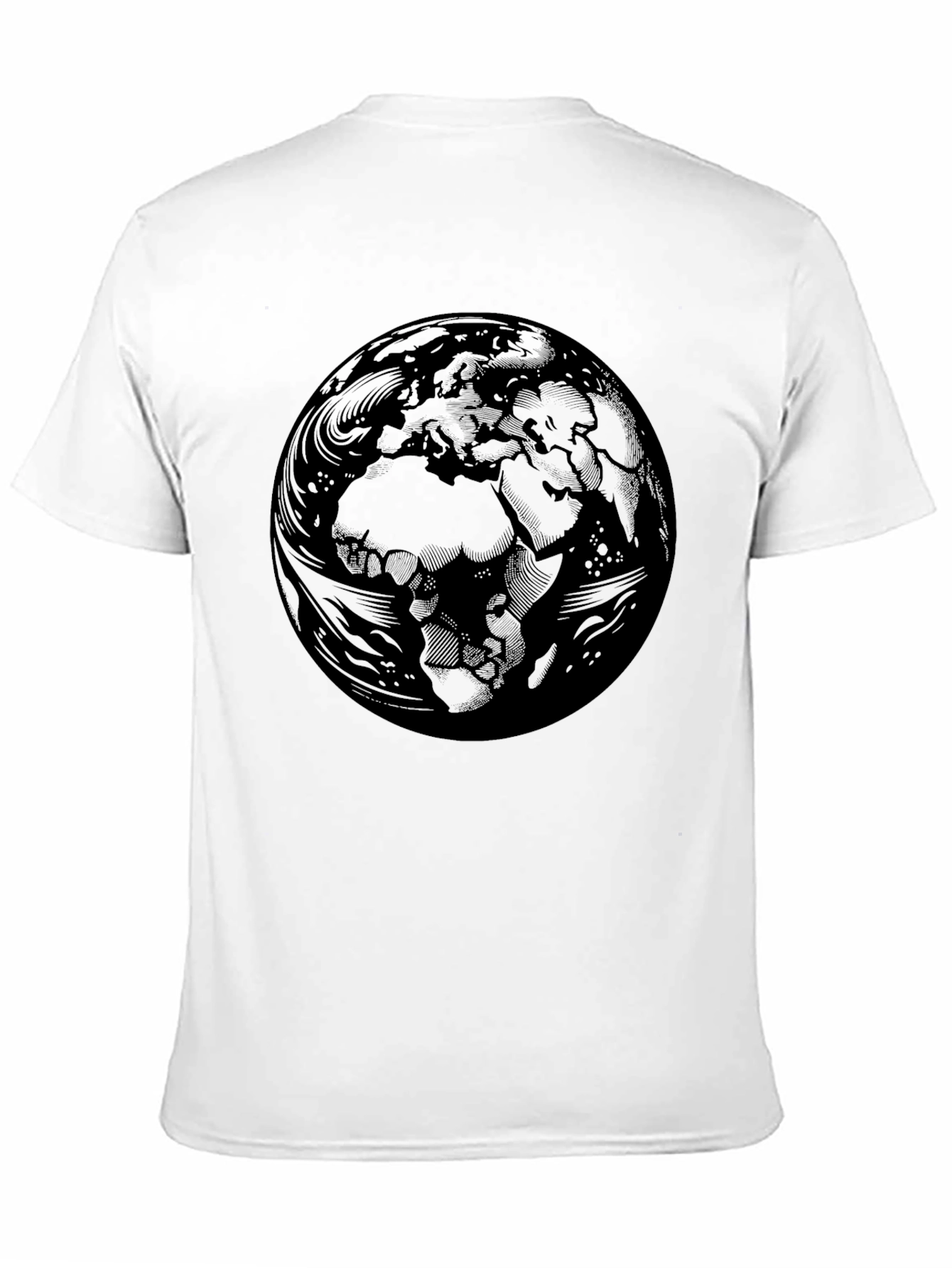 Earth Graphic Black T-Shirt