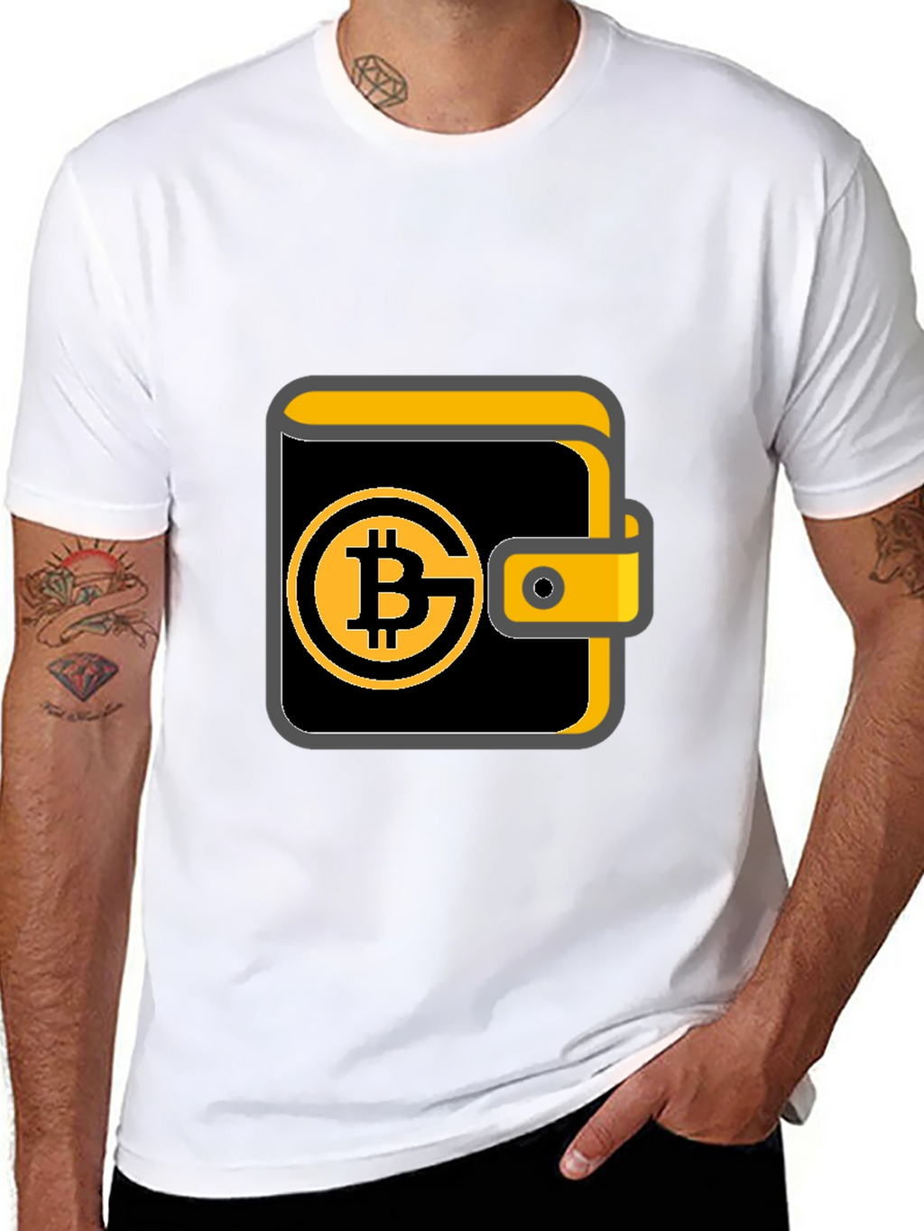 Bitcoin Wallet T-Shirt - Crypto Tee