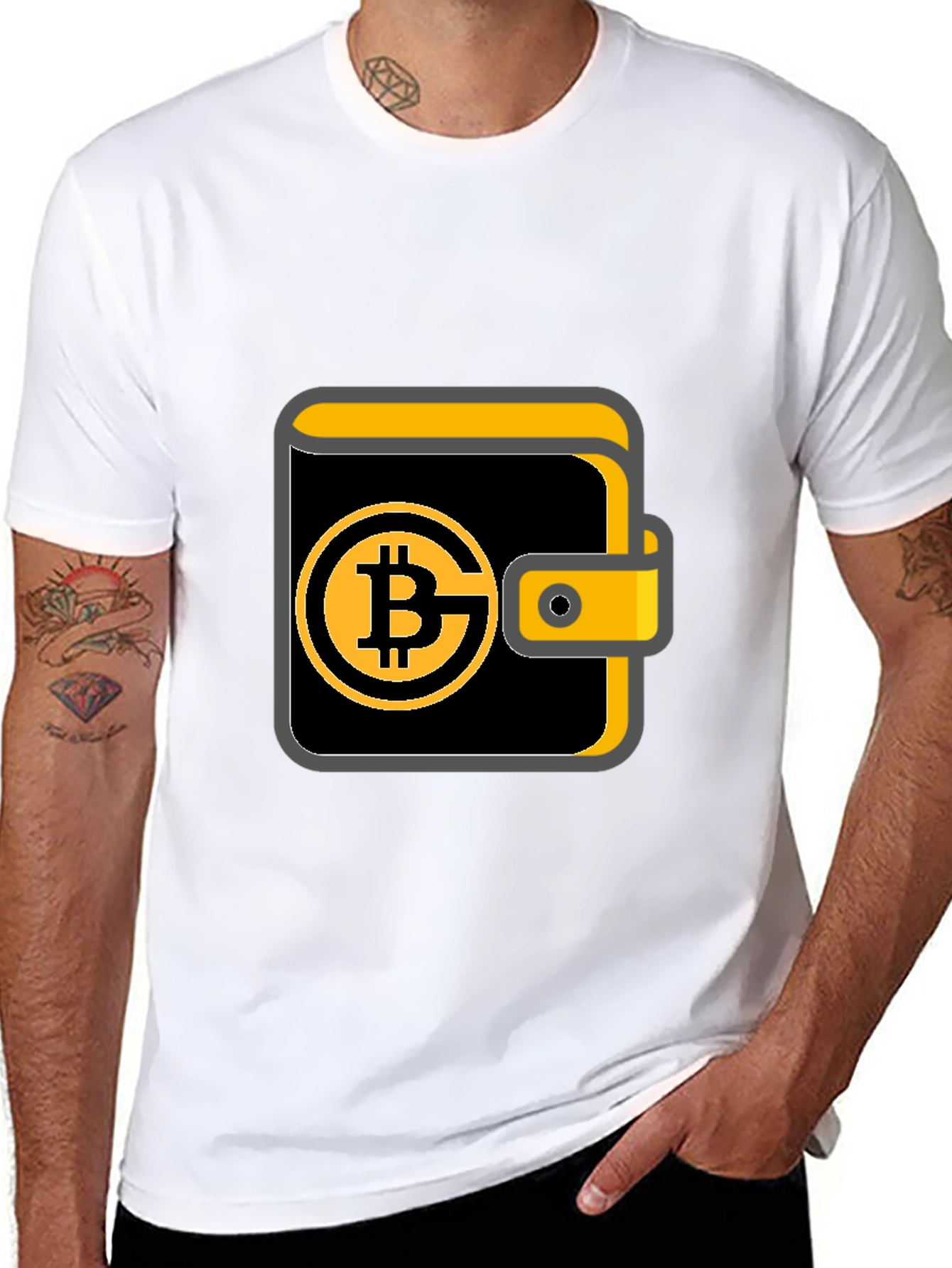 Bitcoin Wallet T-Shirt - Crypto Tee