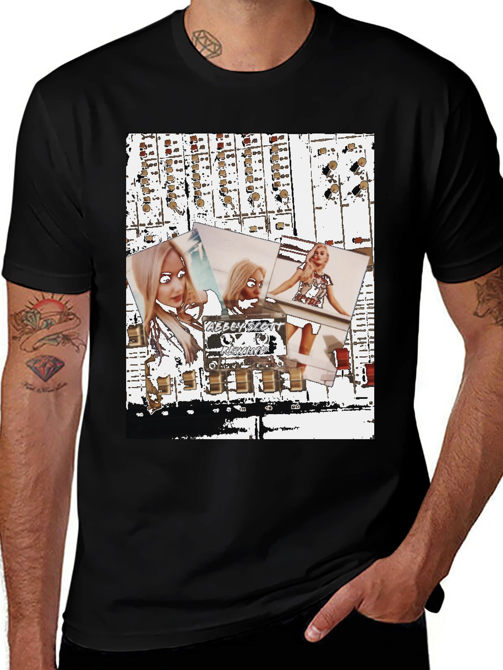 Abstract Abbey Scott Graphic Tee