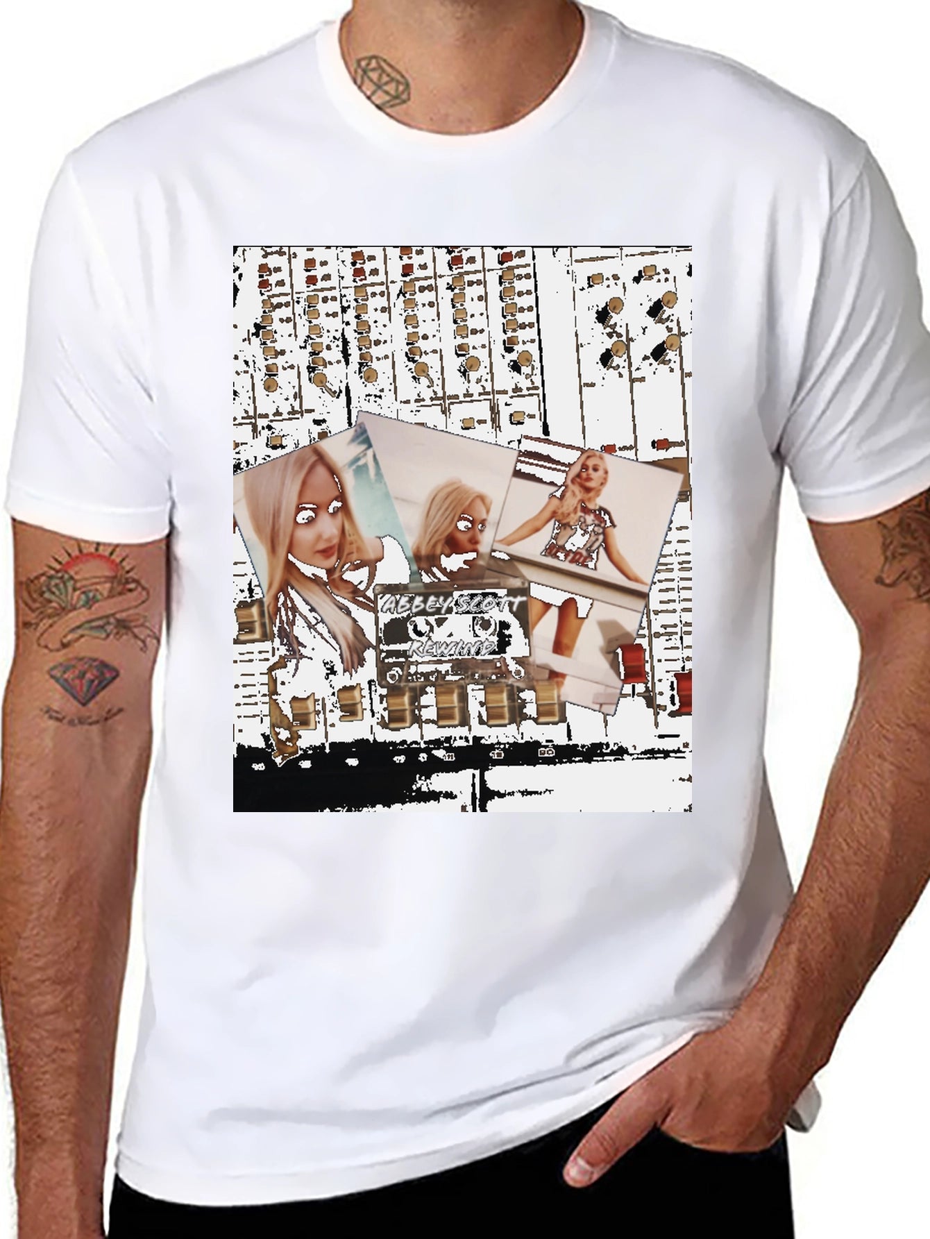 Abstract Abbey Scott Graphic Tee