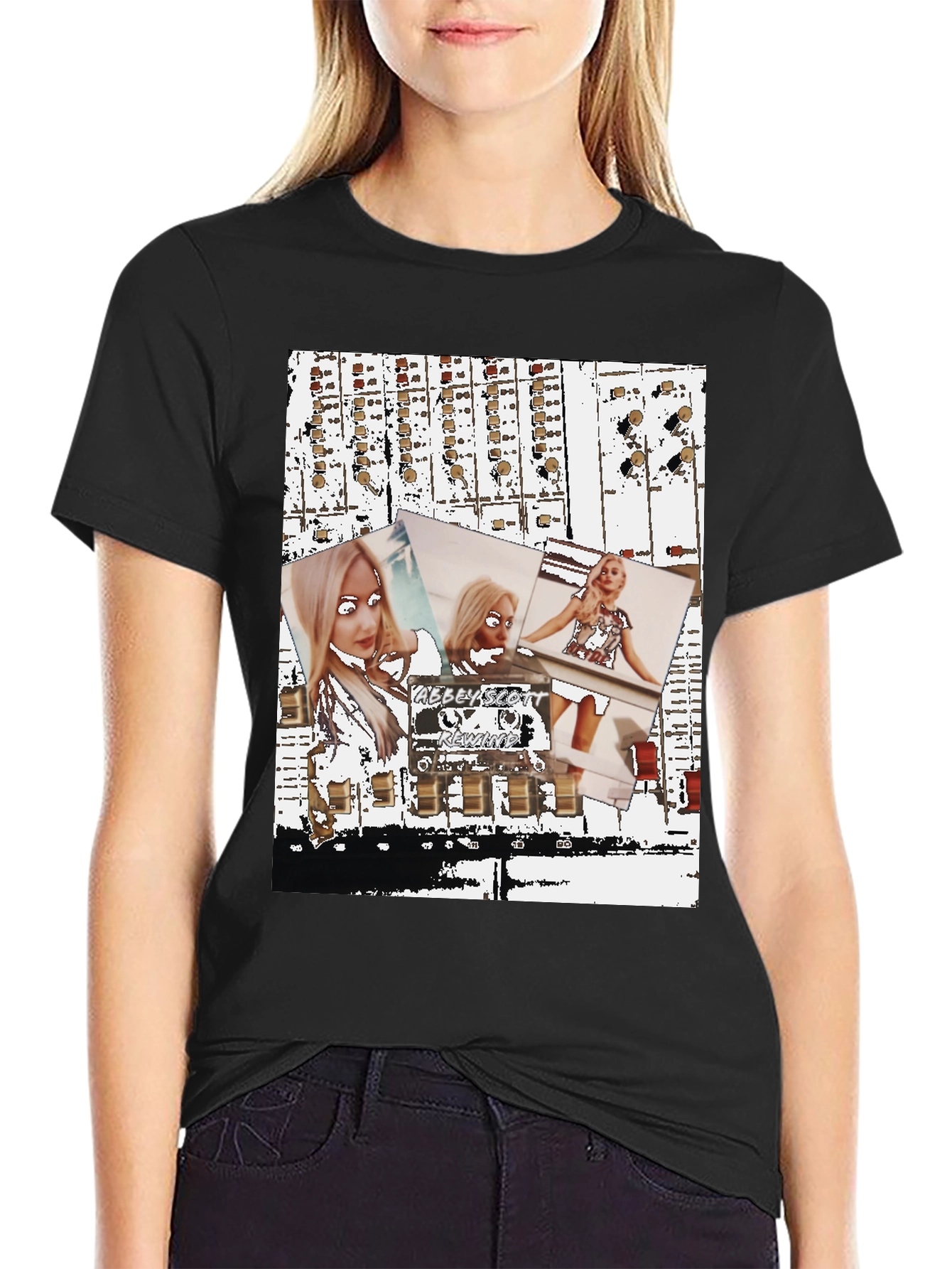 Abstract Abbey Scott Graphic Tee