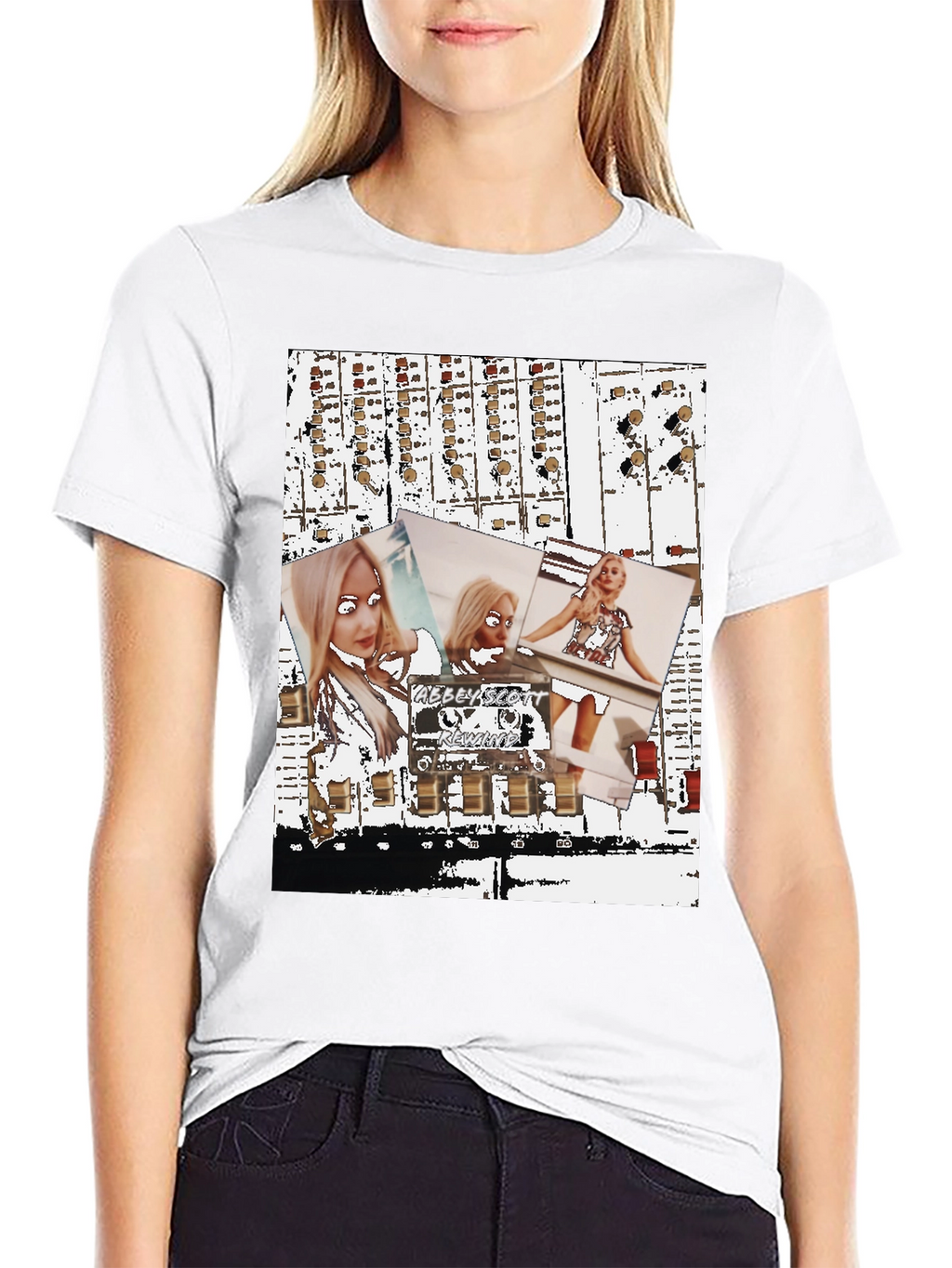 Abstract Abbey Scott Graphic Tee