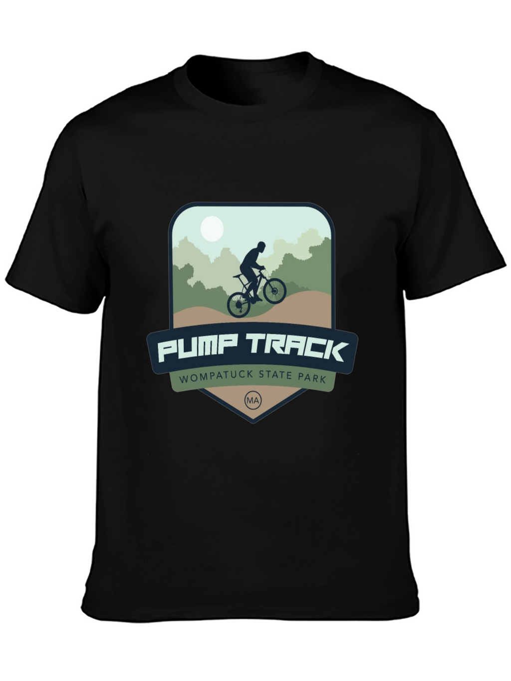 Pump Track T-Shirt - Wompatuck State Park MA