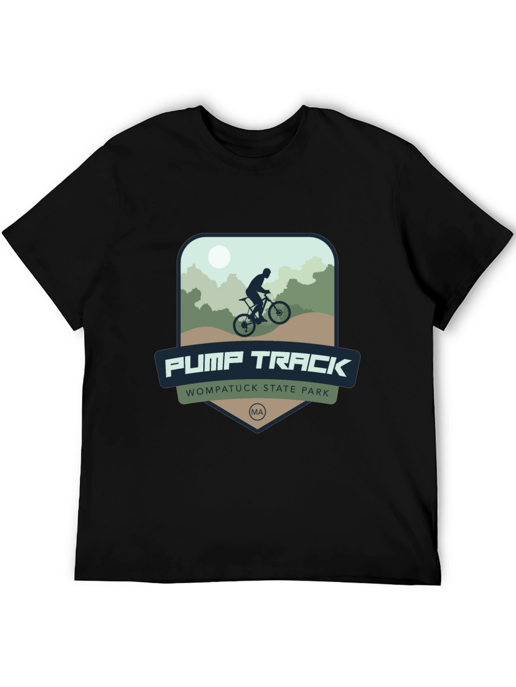 Pump Track T-Shirt - Wompatuck State Park MA