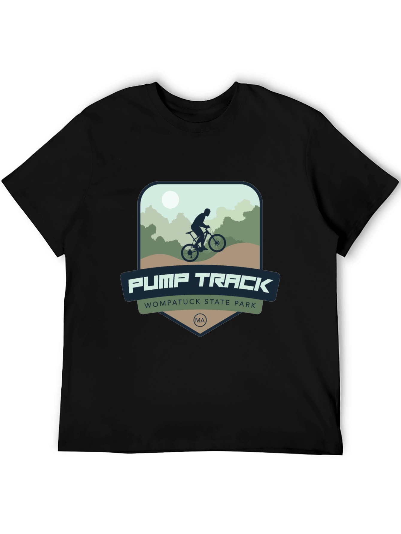 Pump Track T-Shirt - Wompatuck State Park MA