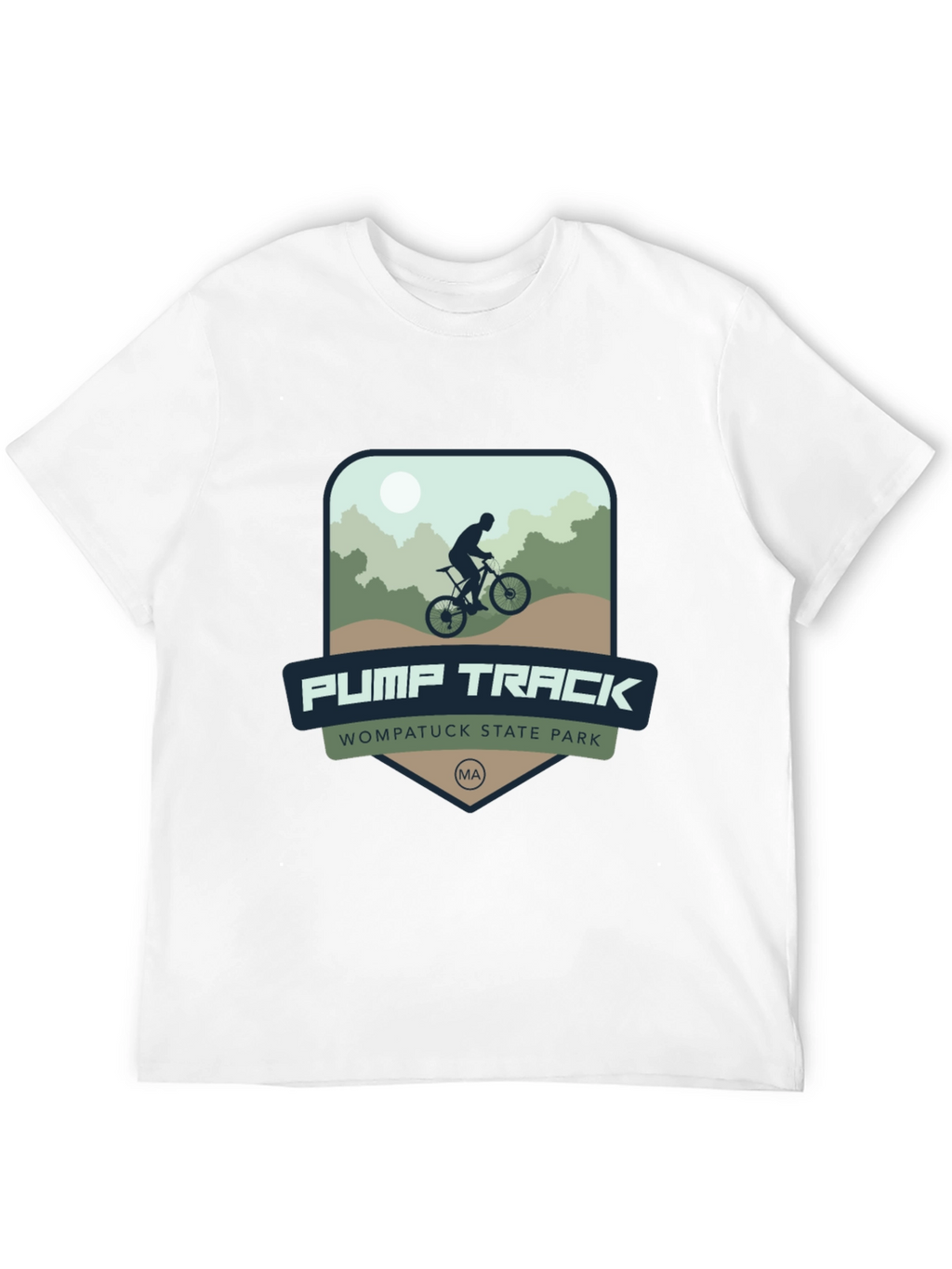 Pump Track T-Shirt - Wompatuck State Park MA