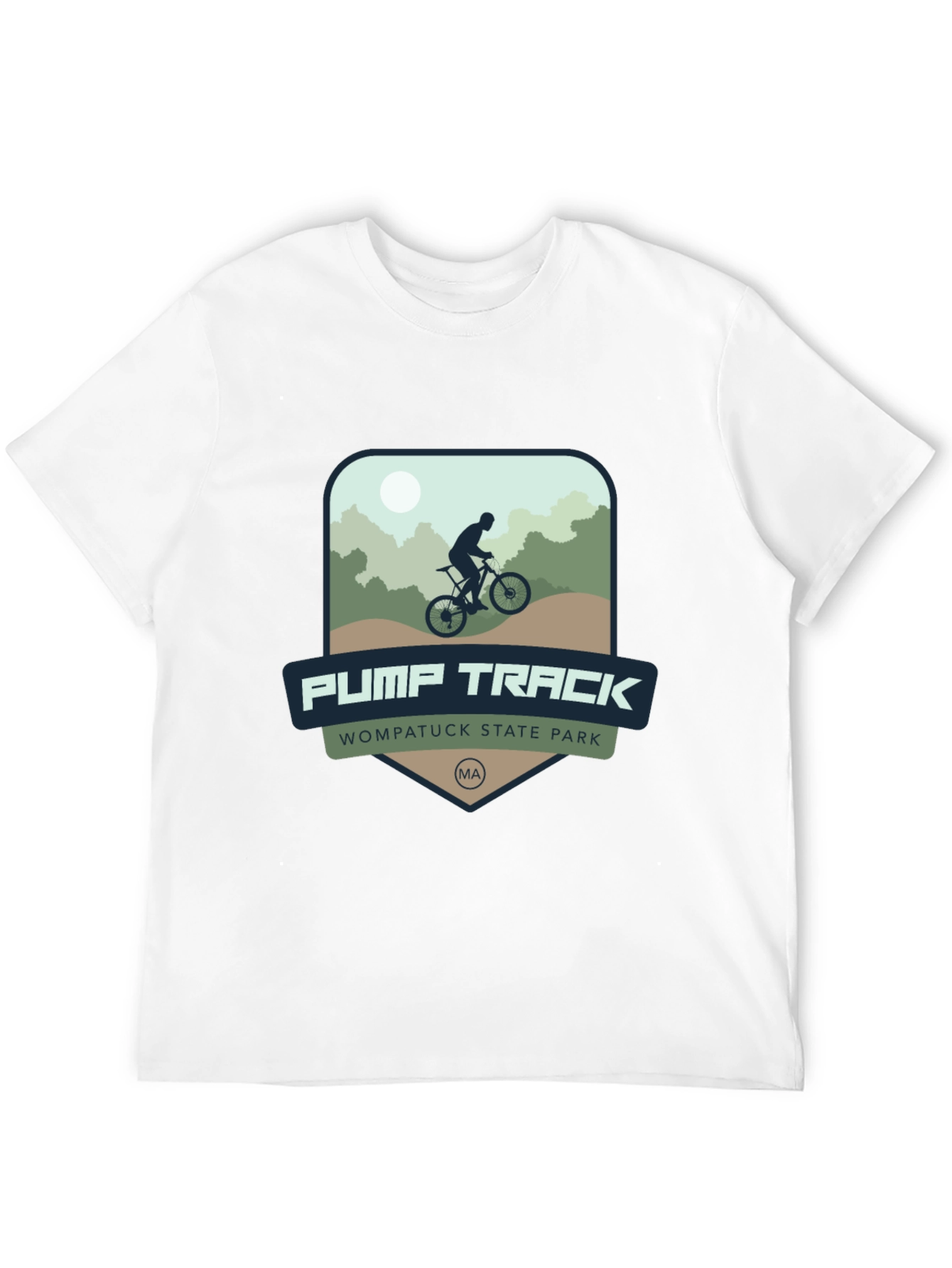 Pump Track T-Shirt - Wompatuck State Park MA