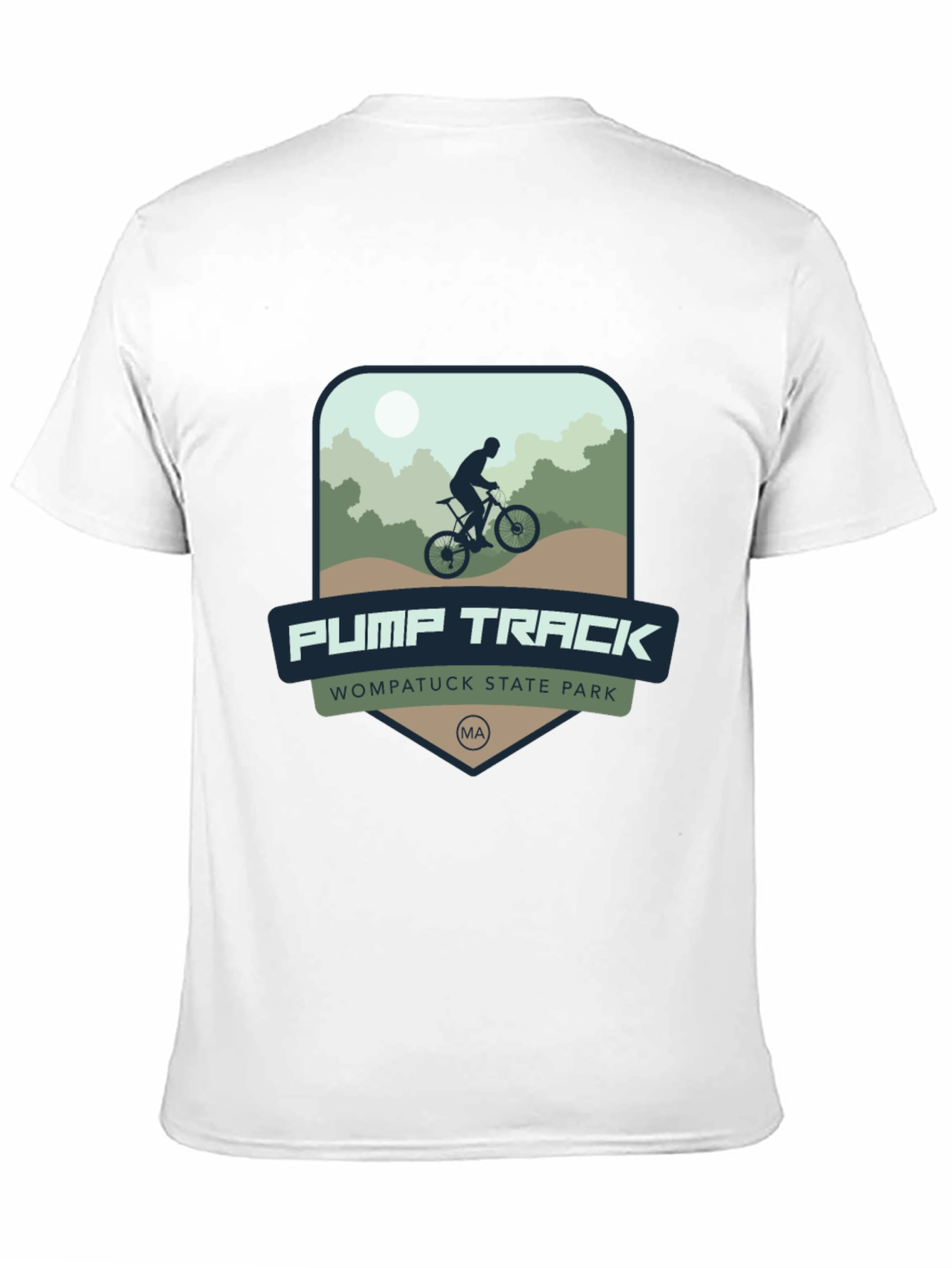 Pump Track T-Shirt - Wompatuck State Park MA