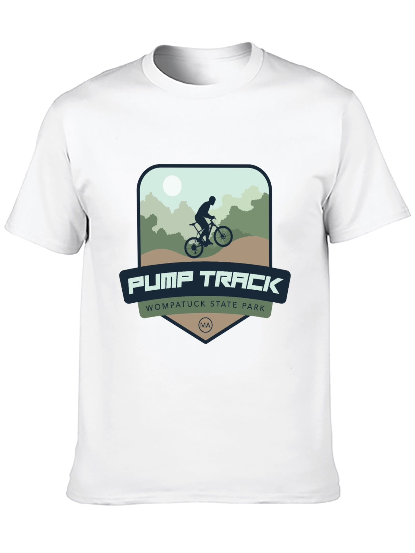 Pump Track T-Shirt - Wompatuck State Park MA