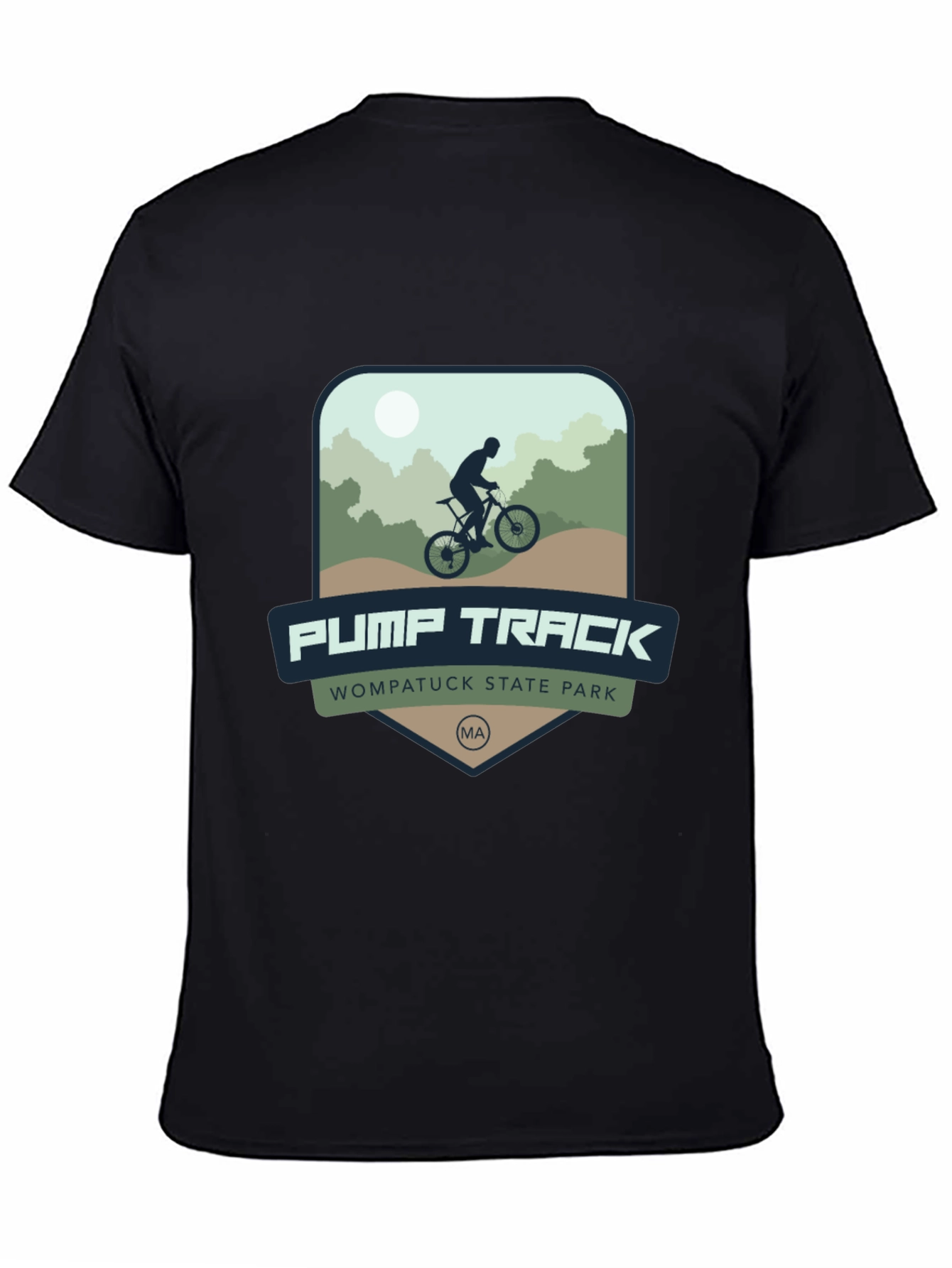 Pump Track T-Shirt - Wompatuck State Park MA
