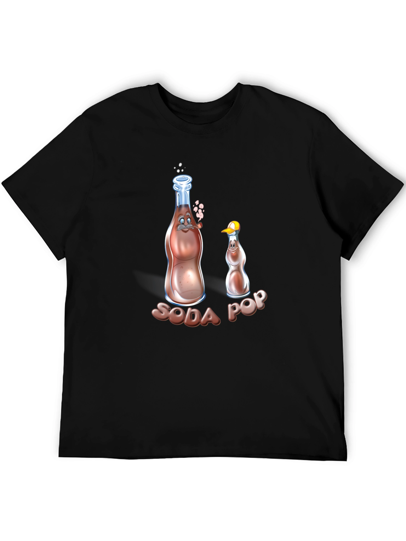 Soda Pop Cartoon Graphic Tee