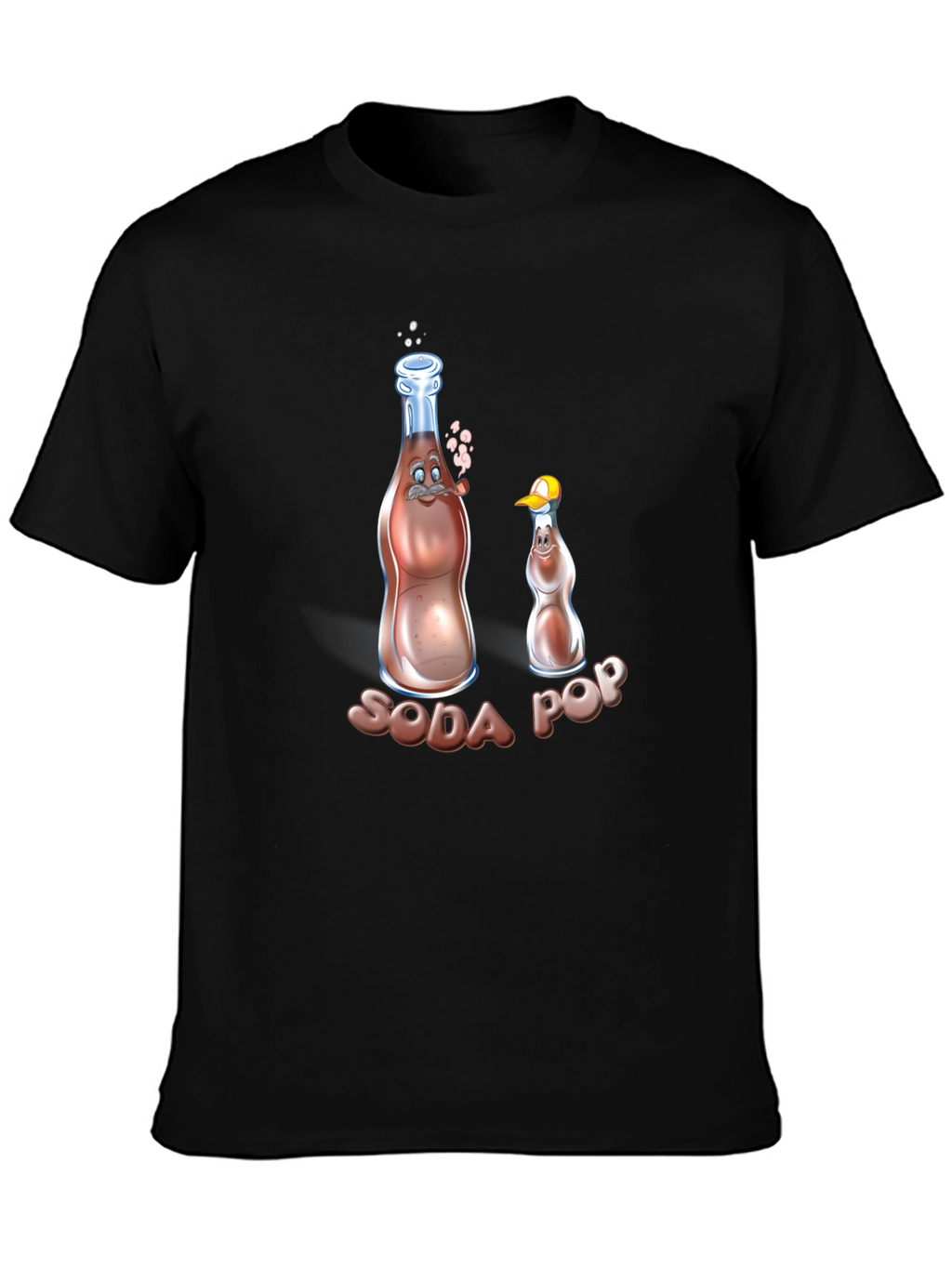 Soda Pop Cartoon Graphic Tee