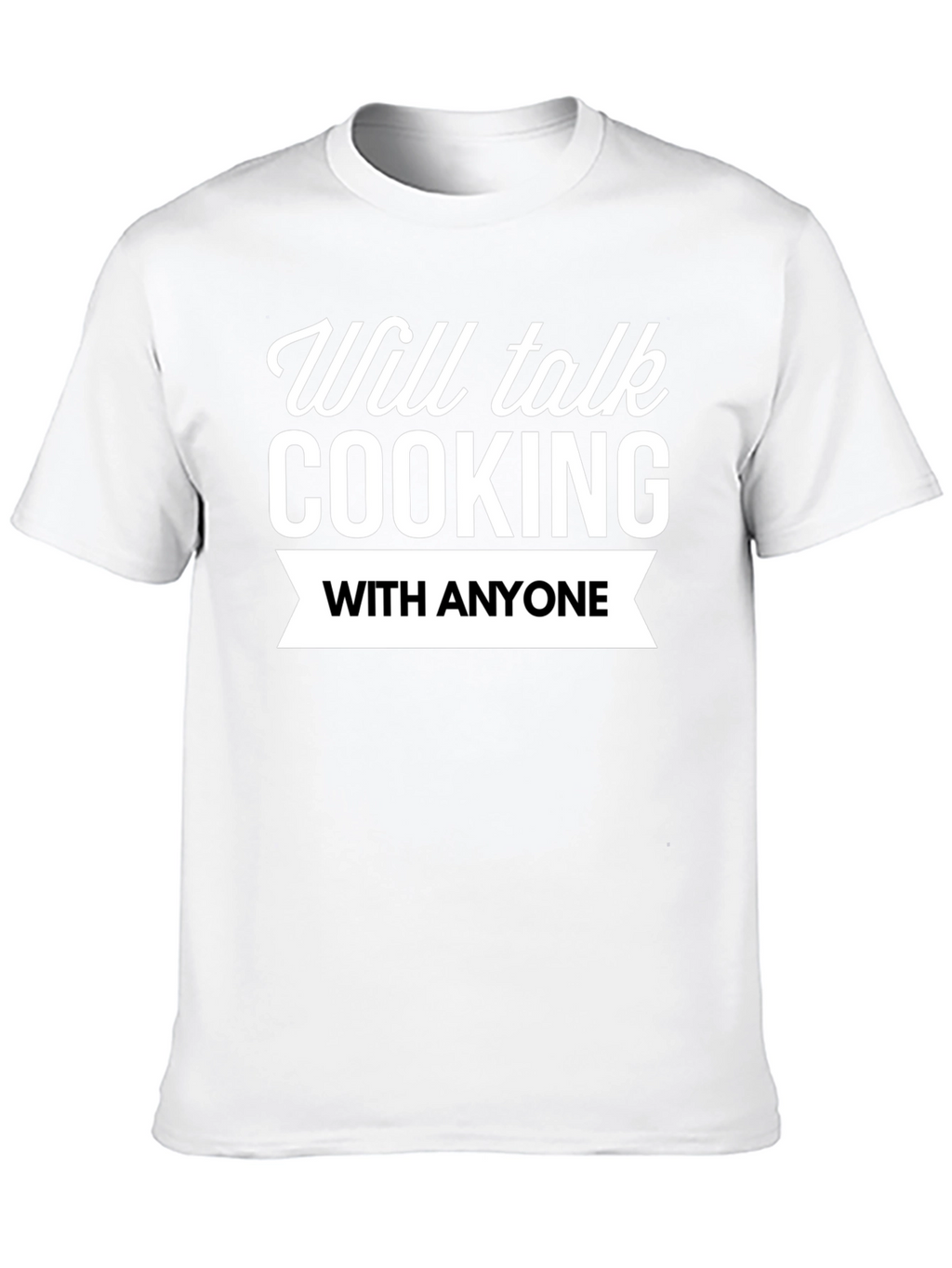 Cooking Enthusiast Black Graphic T-Shirt