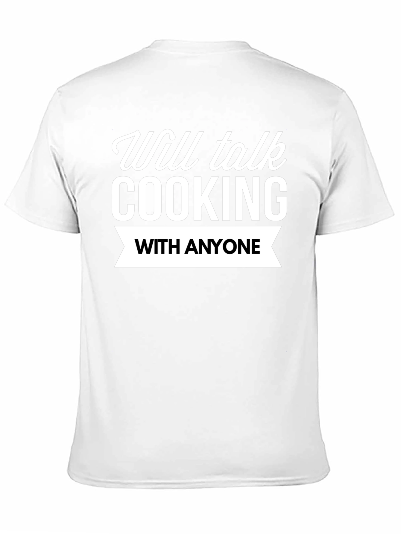 Cooking Enthusiast Black Graphic T-Shirt