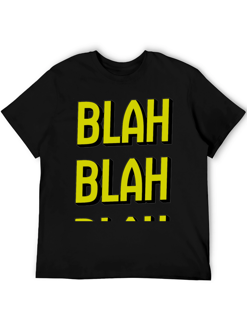 Blah Blah Graphic Tee - Funny Mens T-Shirt