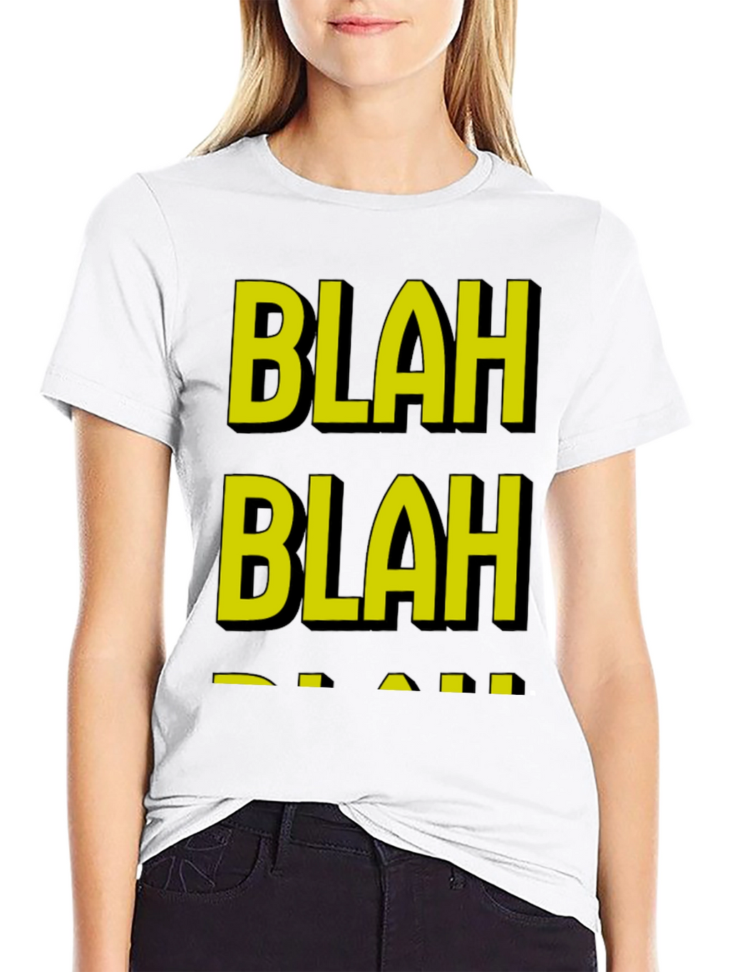Blah Blah Graphic Tee - Funny Mens T-Shirt