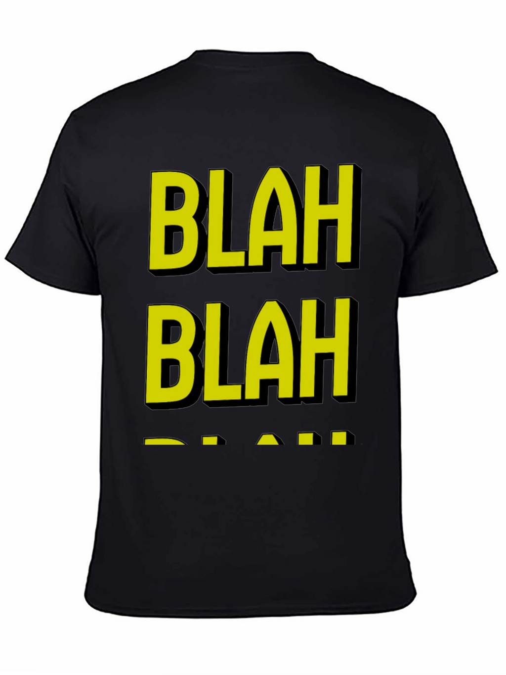 Blah Blah Graphic Tee - Funny Mens T-Shirt