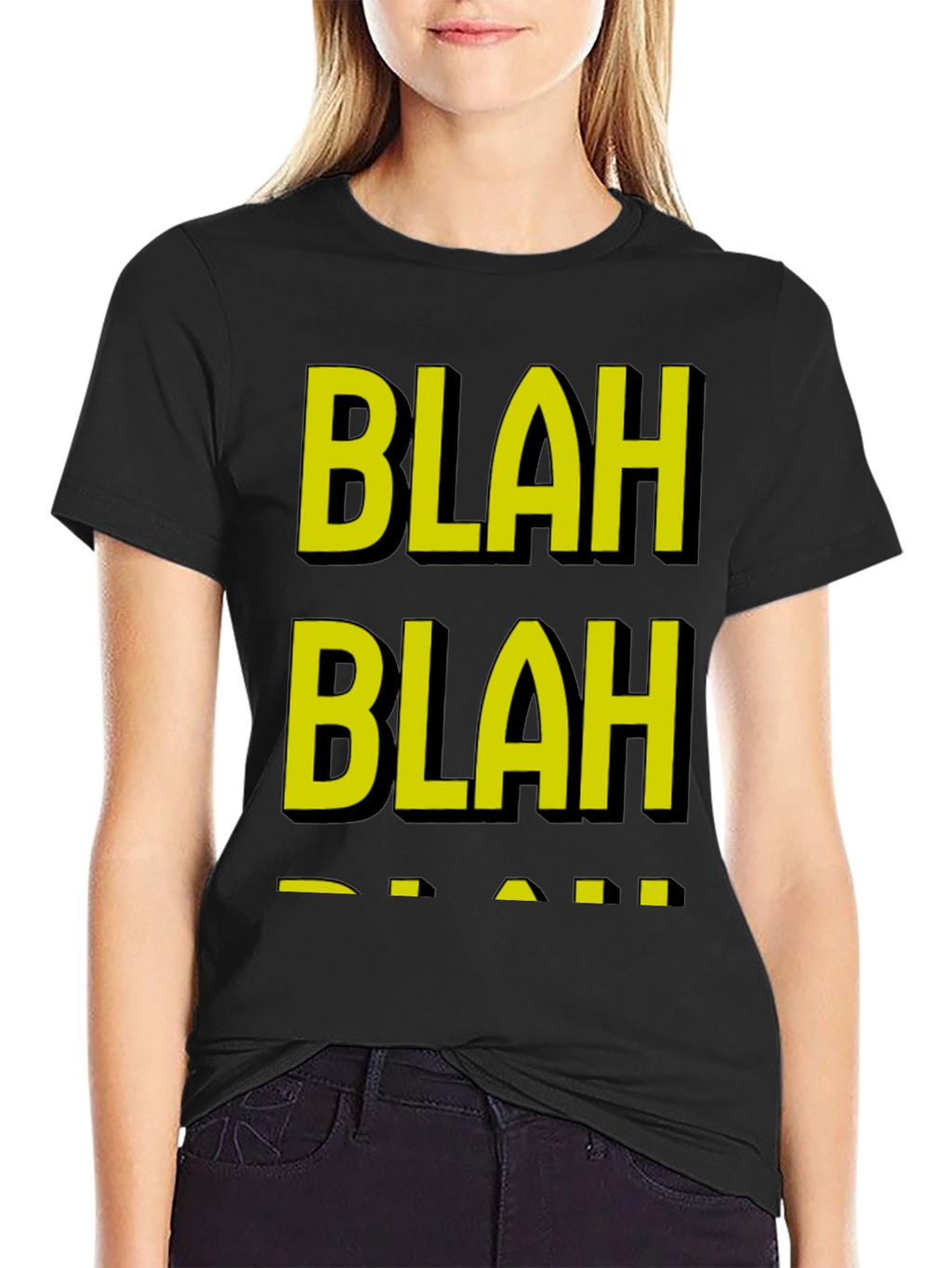 Blah Blah Graphic Tee - Funny Mens T-Shirt