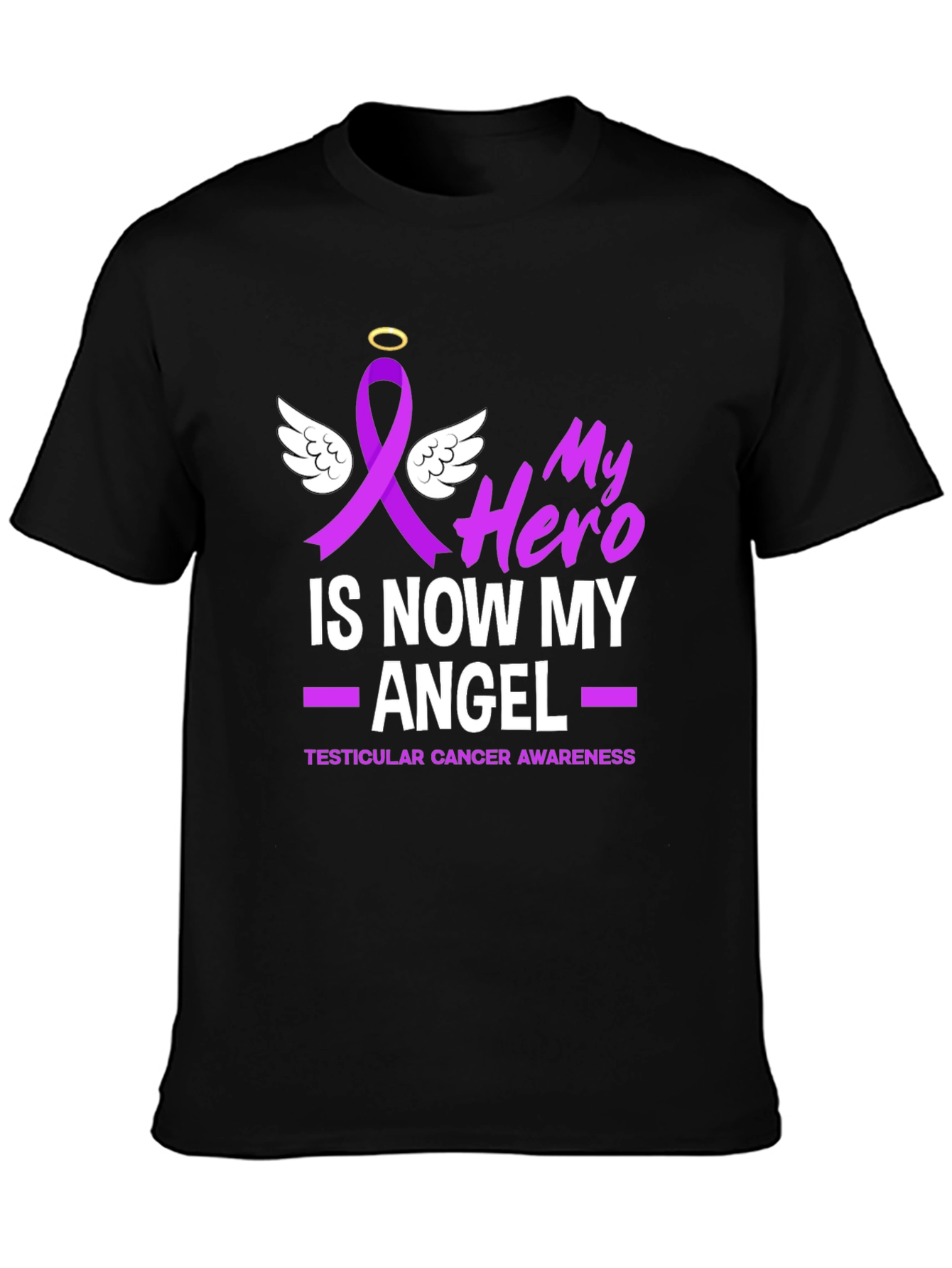 My Hero Is Now My Angel Awareness T-Shirt