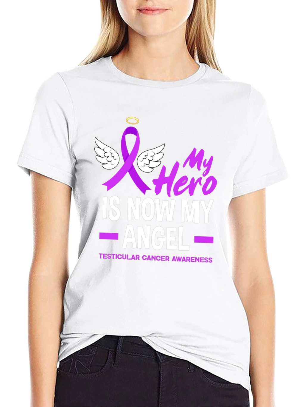 My Hero Is Now My Angel Awareness T-Shirt