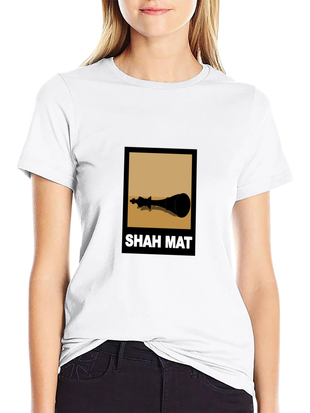 Shah Mat Chess King T-Shirt - Checkmate Tee