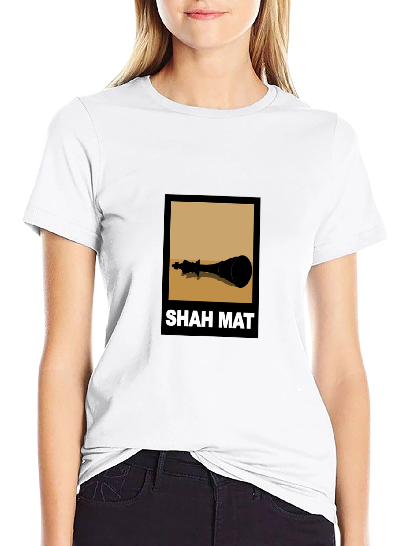 Shah Mat Chess King T-Shirt - Checkmate Tee